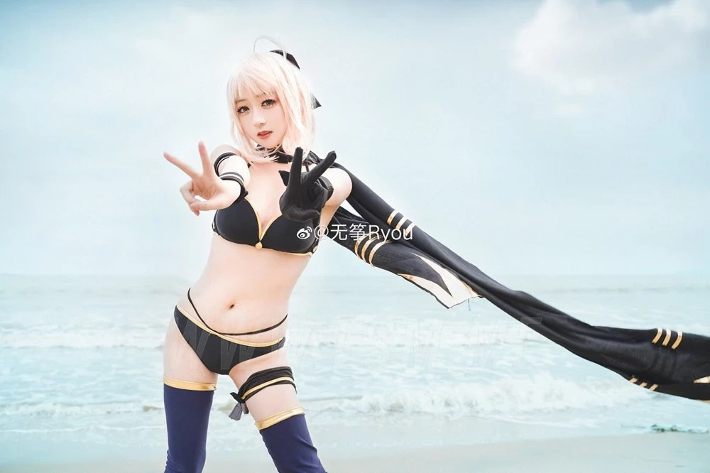 [無箏Ryou] 沖田總司cosplay和最終幻想7蒂法·洛克哈特