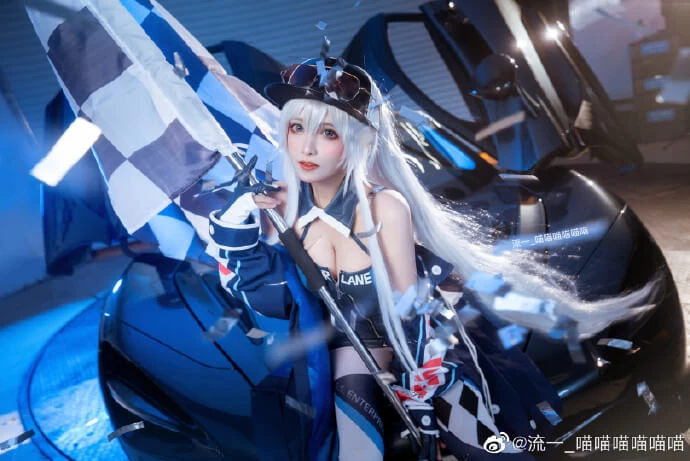 碧藍航線SSR企業賽車女郎cos Wind Catcher cn流一 [12P]