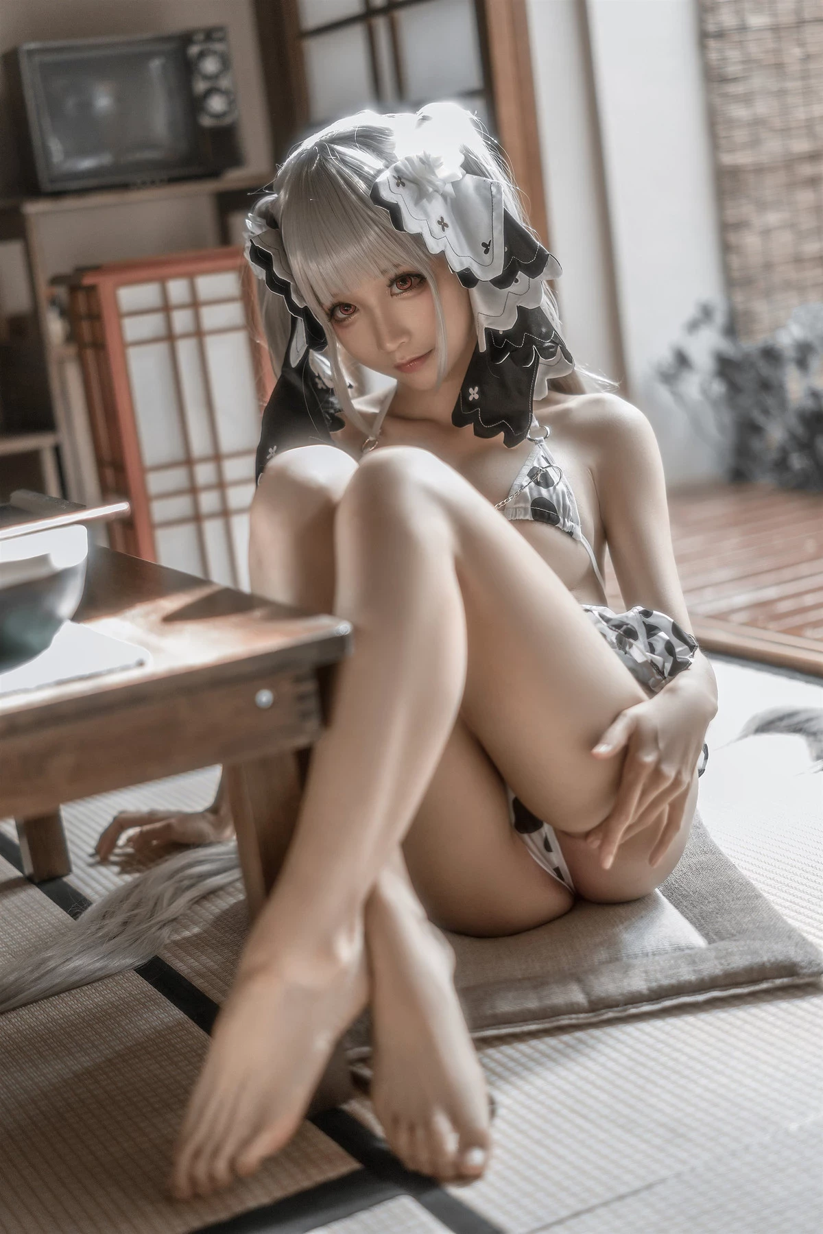 蠢沫沫 Cosplay 可畏婚紗紳士版