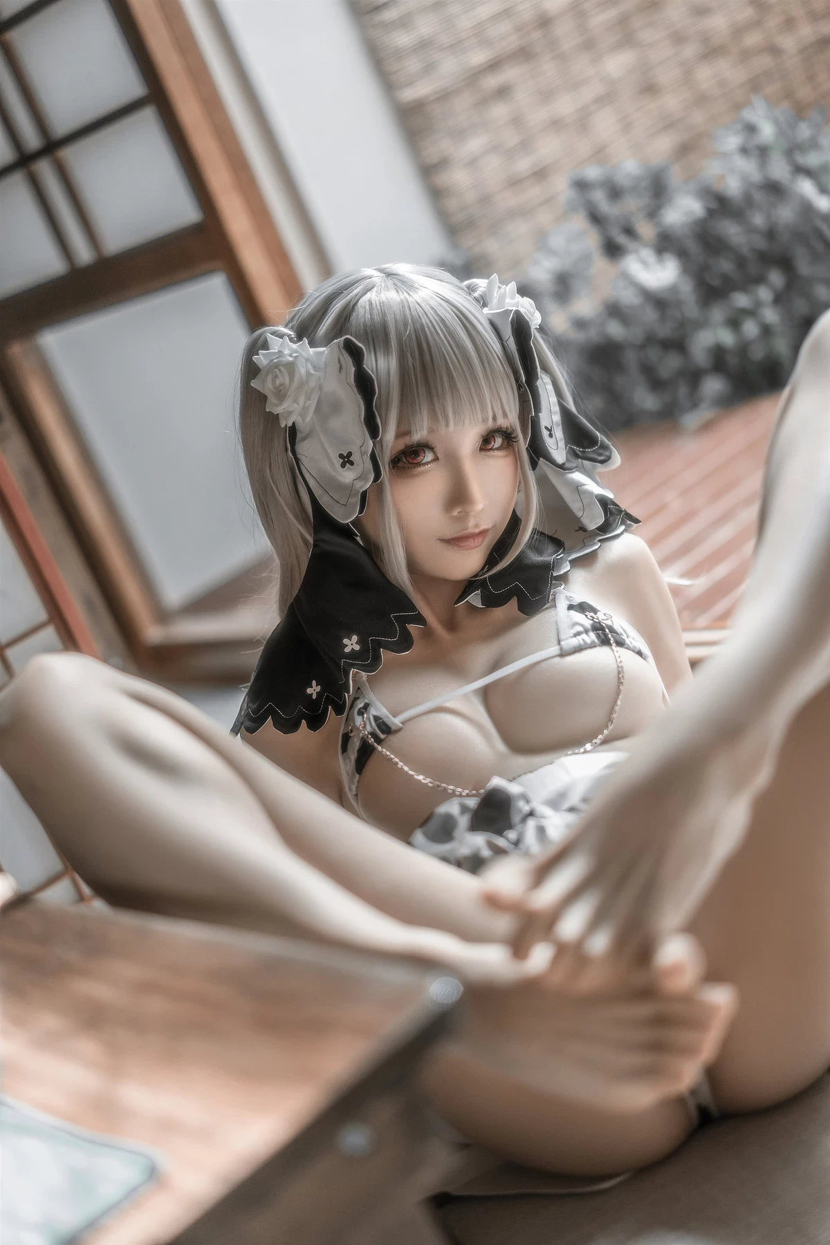 蠢沫沫 Cosplay 可畏婚紗紳士版