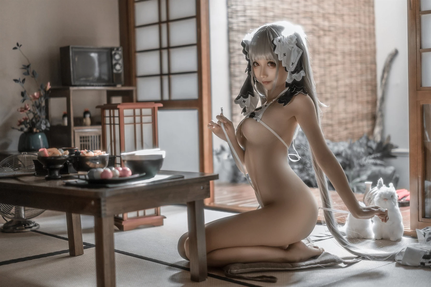 蠢沫沫 Cosplay 可畏婚紗紳士版