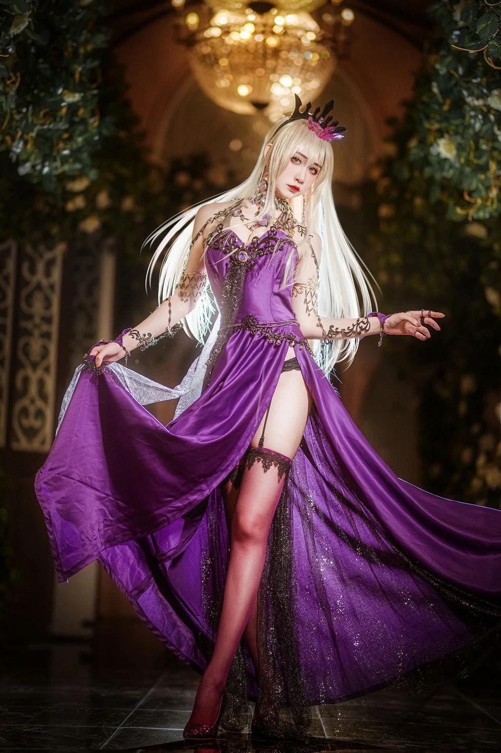 [福利COS] 阮邑 Fairy - 黑槍呆禮服