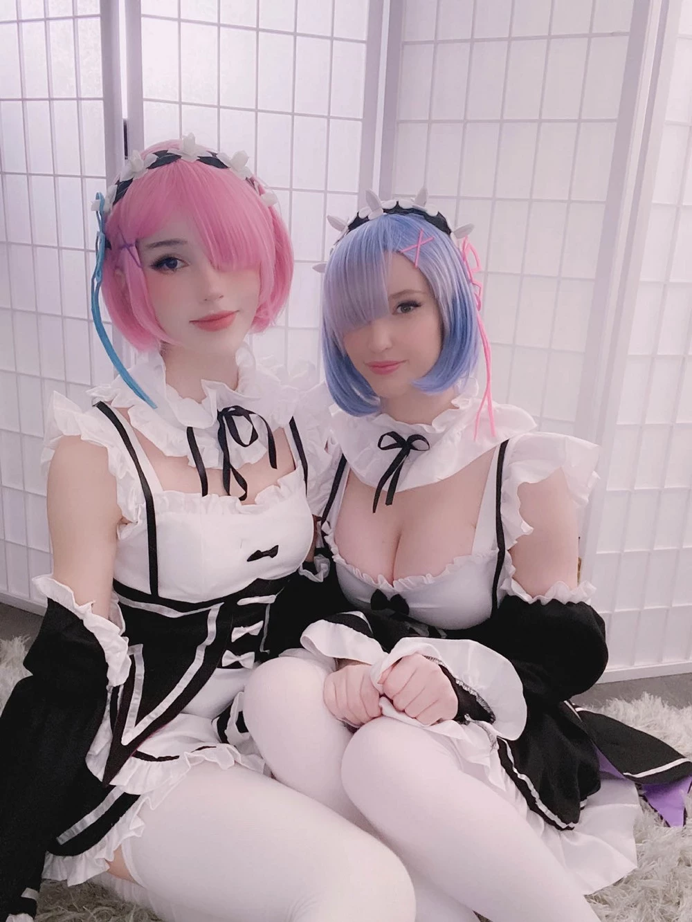 [Cosplay] Kelly Jean & Kyaandere - Rem & Ram