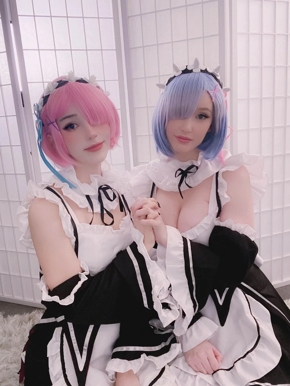 [Cosplay] Kelly Jean & Kyaandere - Rem & Ram