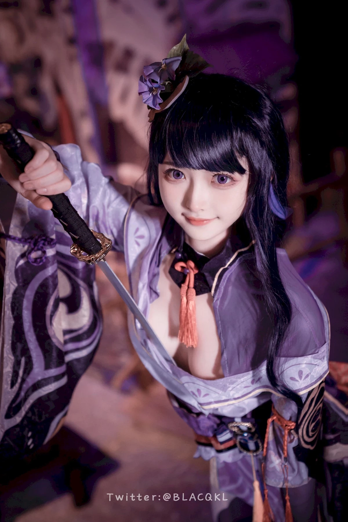 Cosplay 白莉愛吃巧克力 雷電將軍