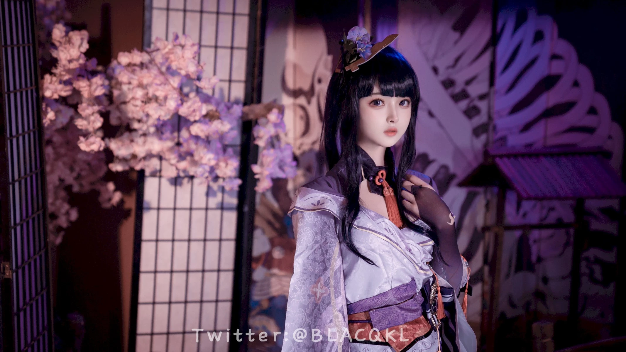 Cosplay 白莉愛吃巧克力 雷電將軍