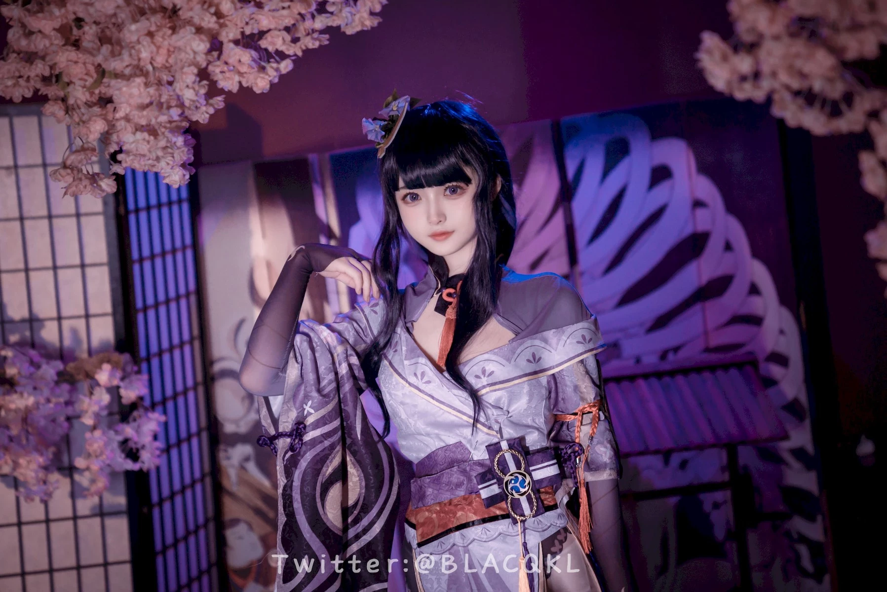 Cosplay 白莉愛吃巧克力 雷電將軍