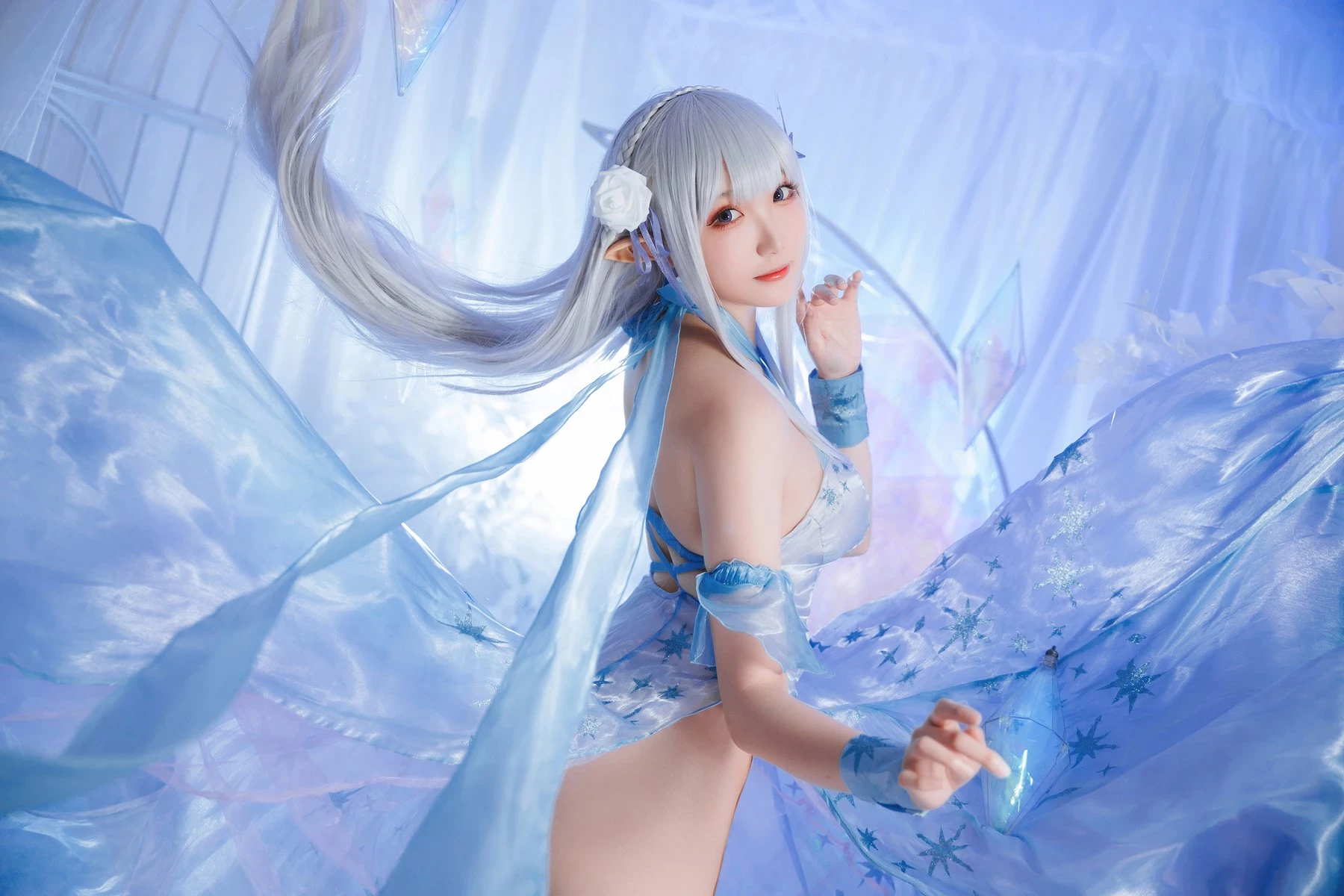 Cosplay 瓜希醬 愛蜜莉雅 水晶禮服