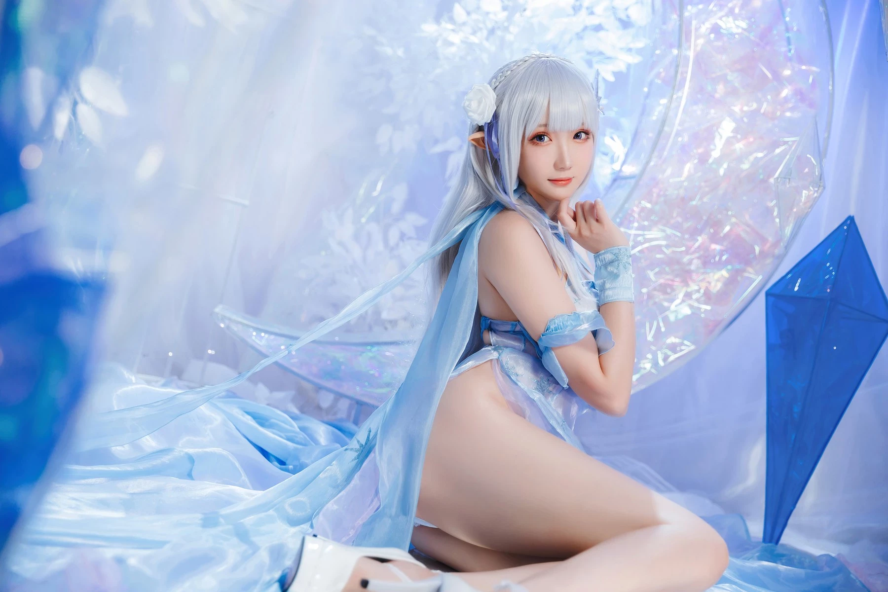 Cosplay 瓜希醬 愛蜜莉雅 水晶禮服