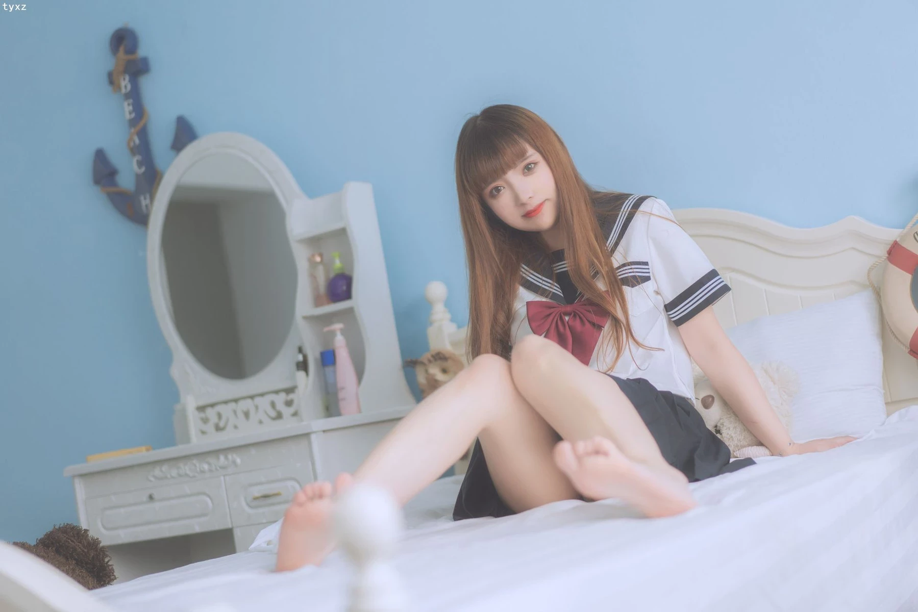 Cosplay 一隻雲燒 JK少女