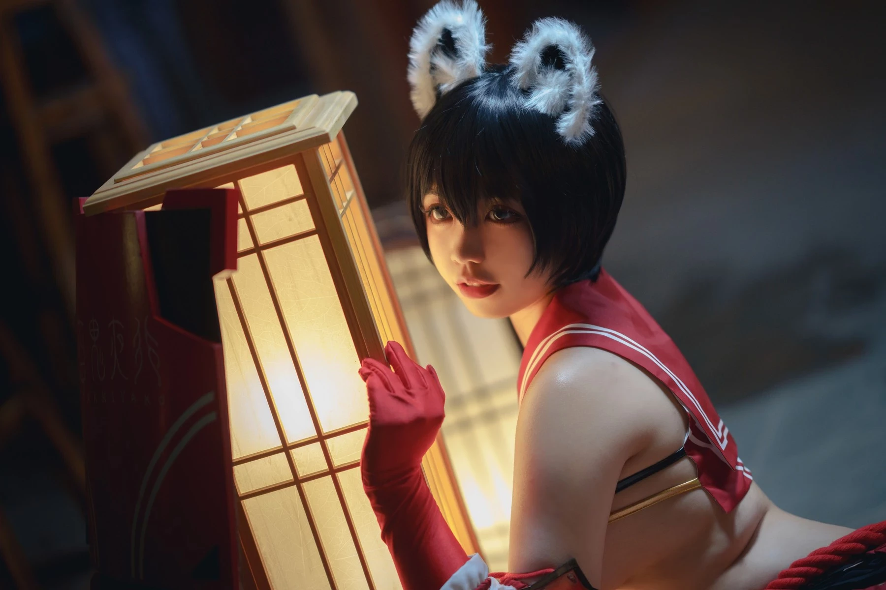 Ganlory 啊日日 Cosplay 春日ツバキ Kasuga Tsubaki