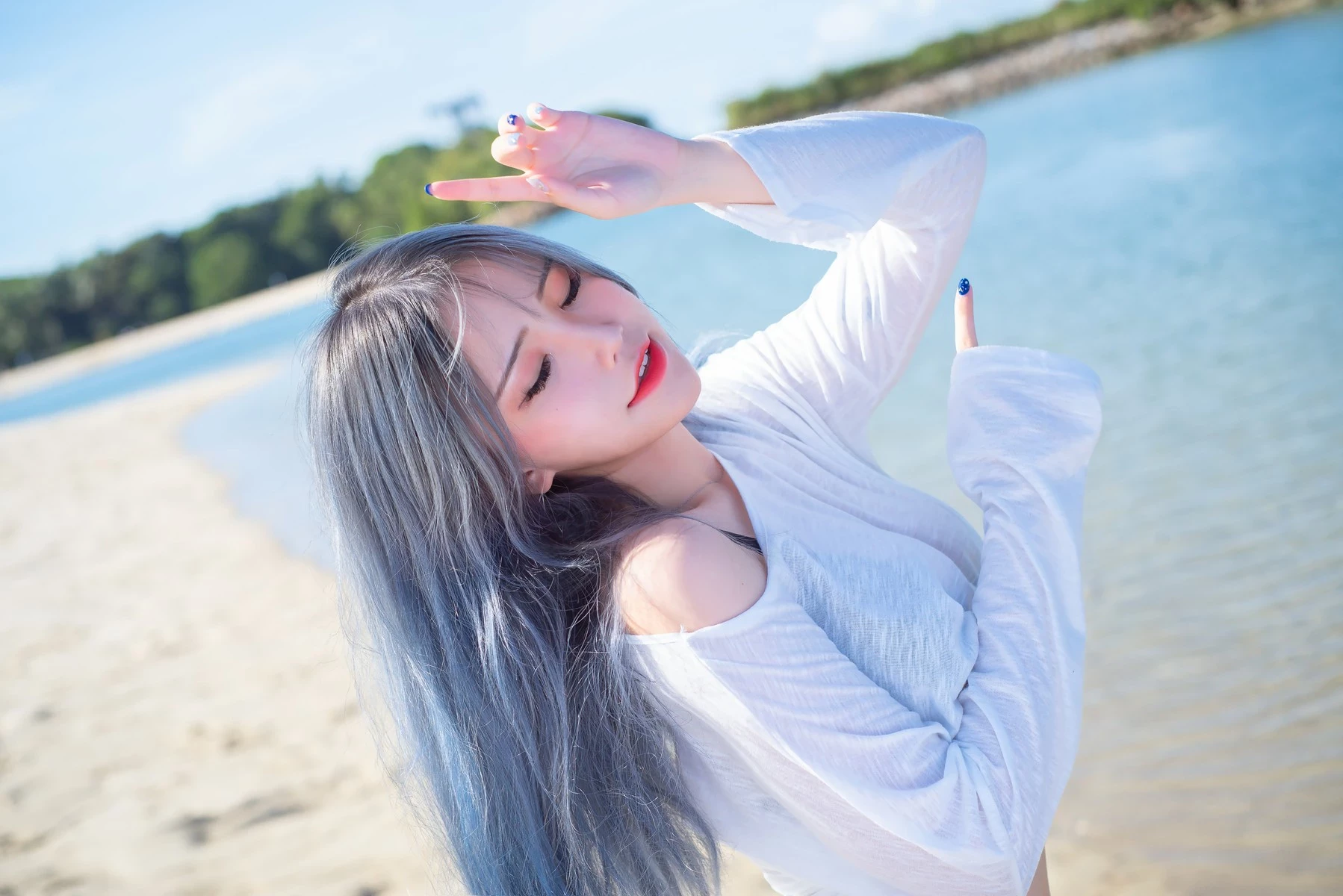 Plant Lily 花リリ Cosplay Beach lily