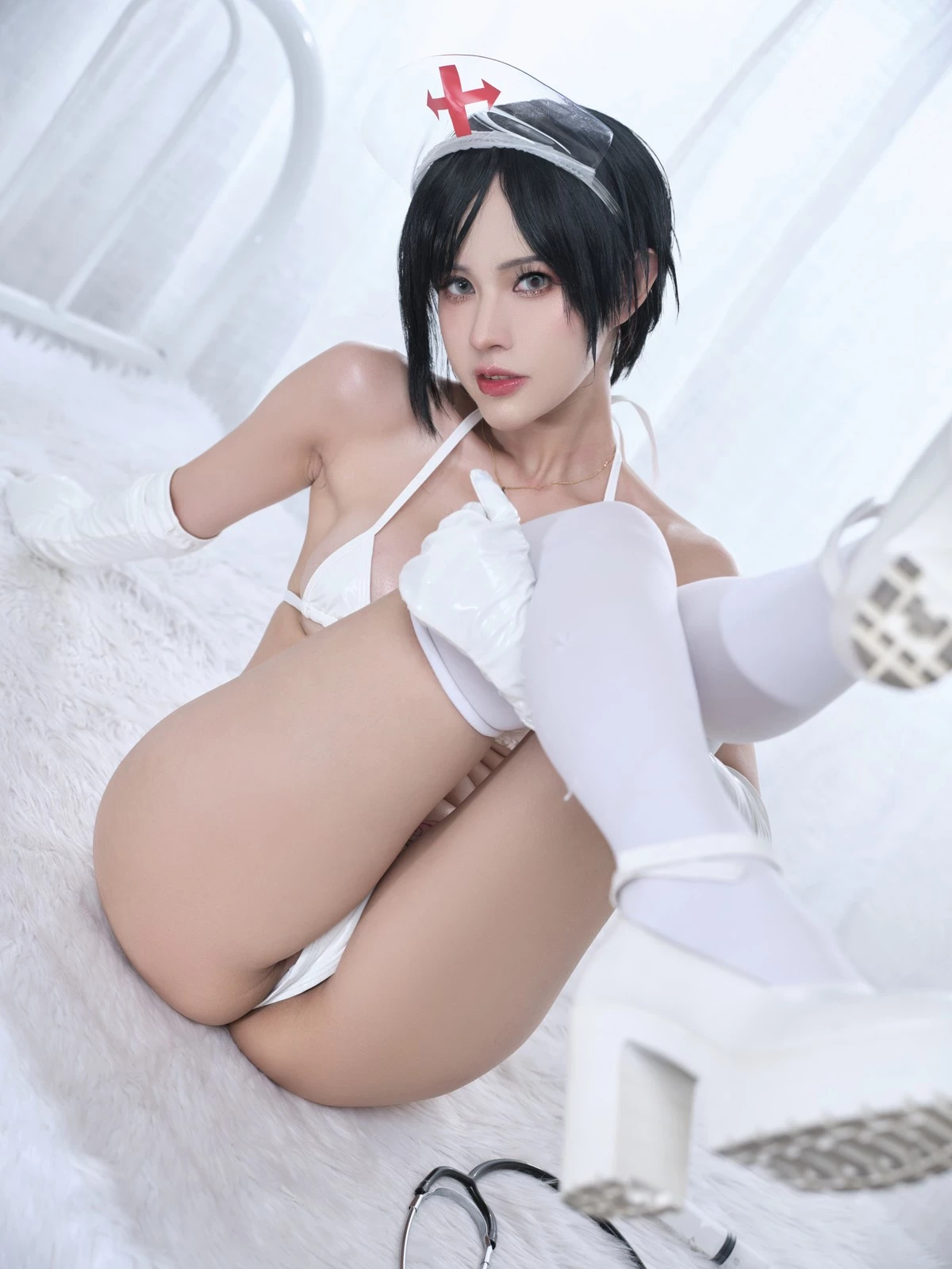 PingPing Cosplay エイダ ウォン Ada Wong Nurse