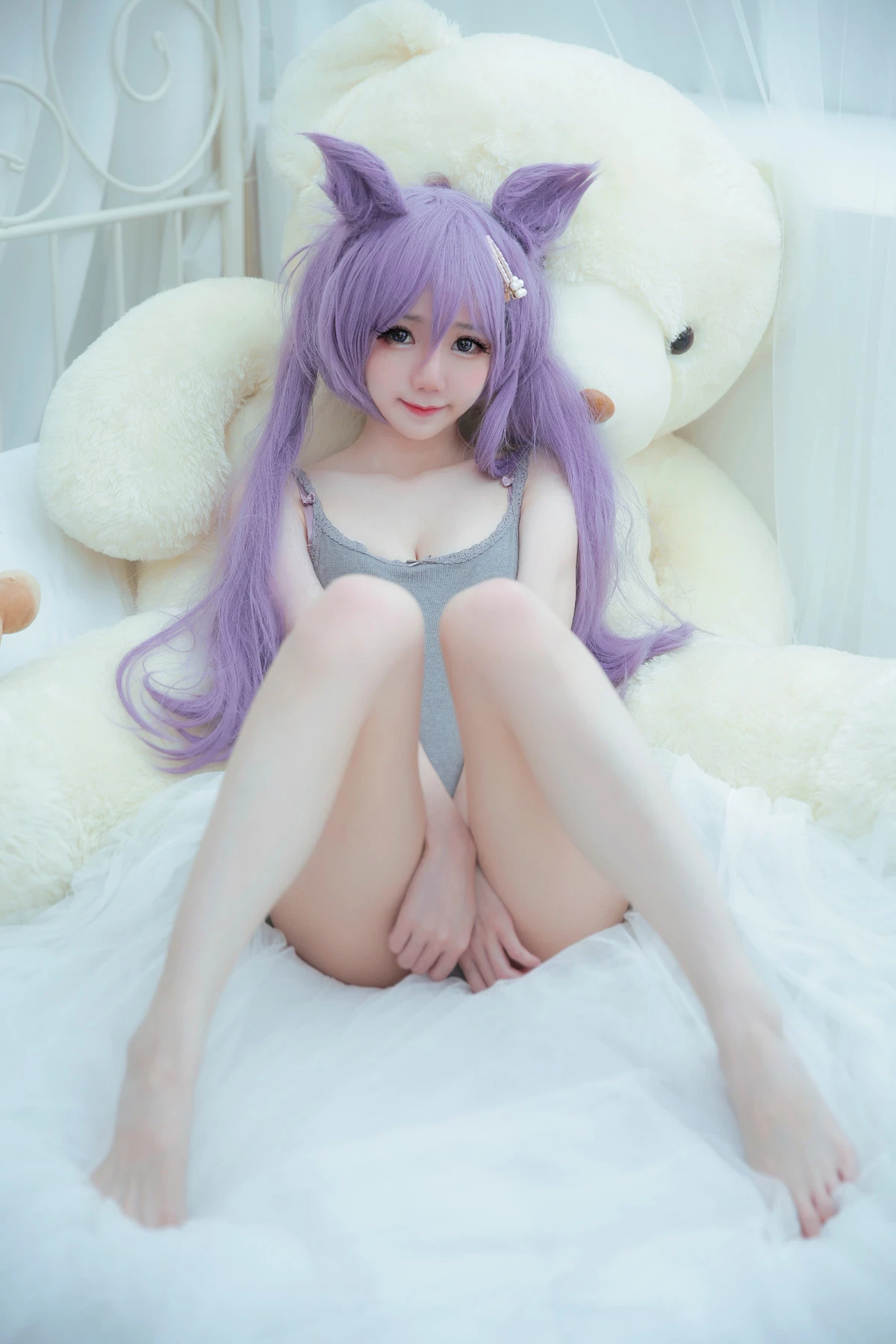 Sally多啦雪 Cosplay Keqing 刻晴 Lingerie Ver.