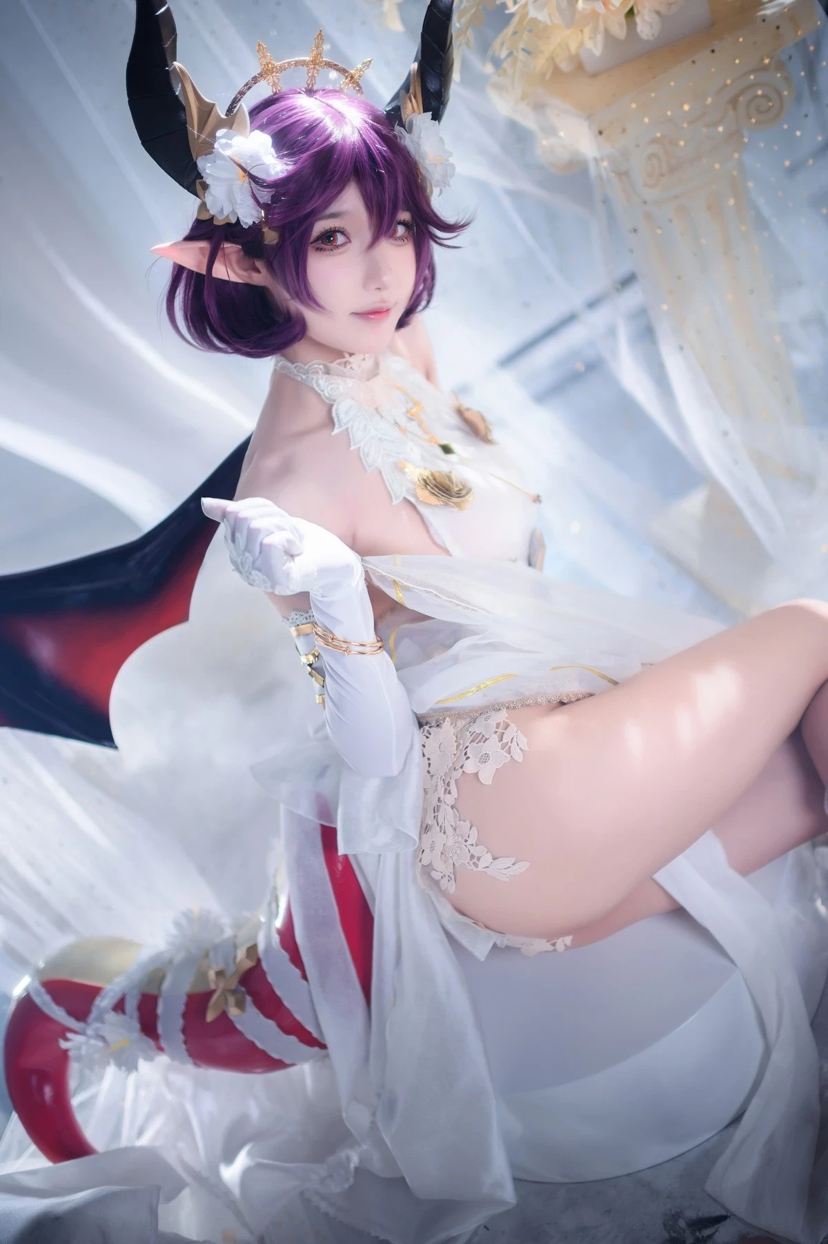 阿包也是兔娘 Cosplay 碧藍幻想古蕾婭 龍娘