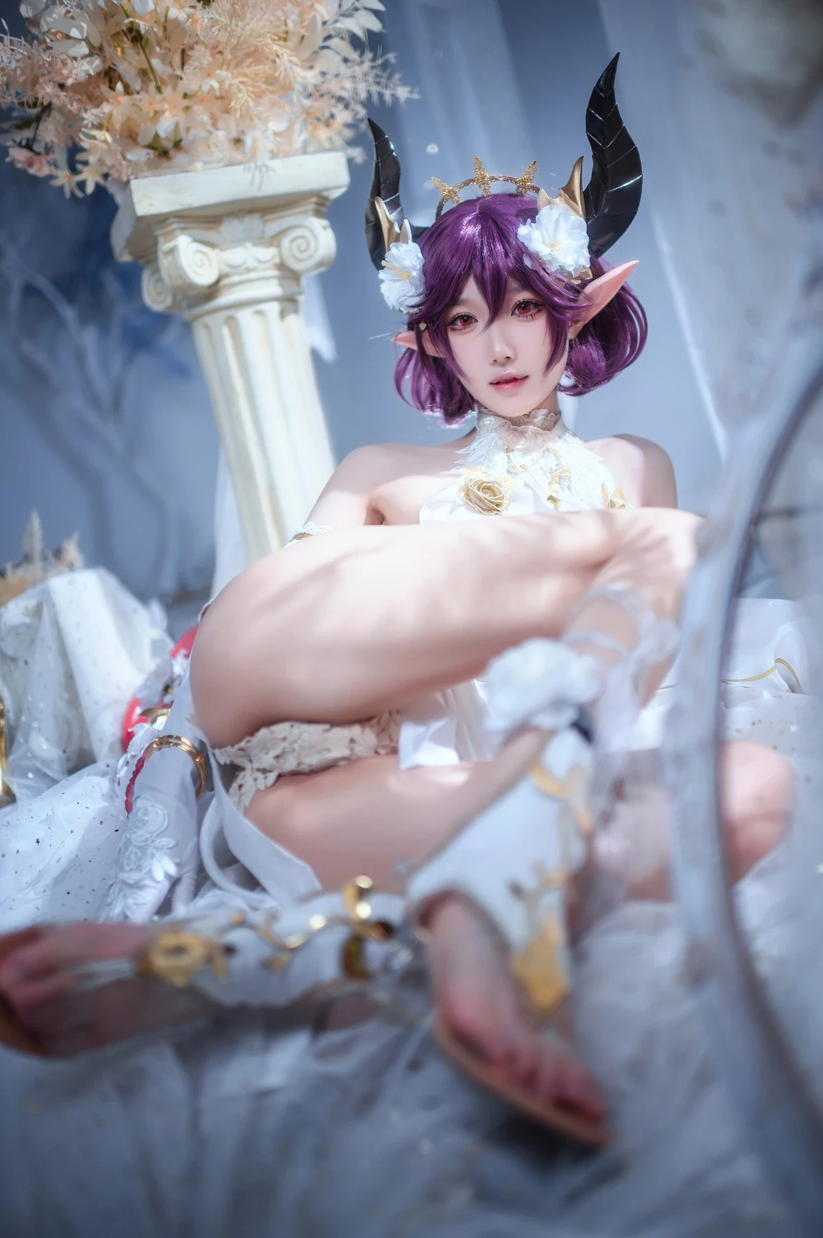 阿包也是兔娘 Cosplay 碧藍幻想古蕾婭 龍娘