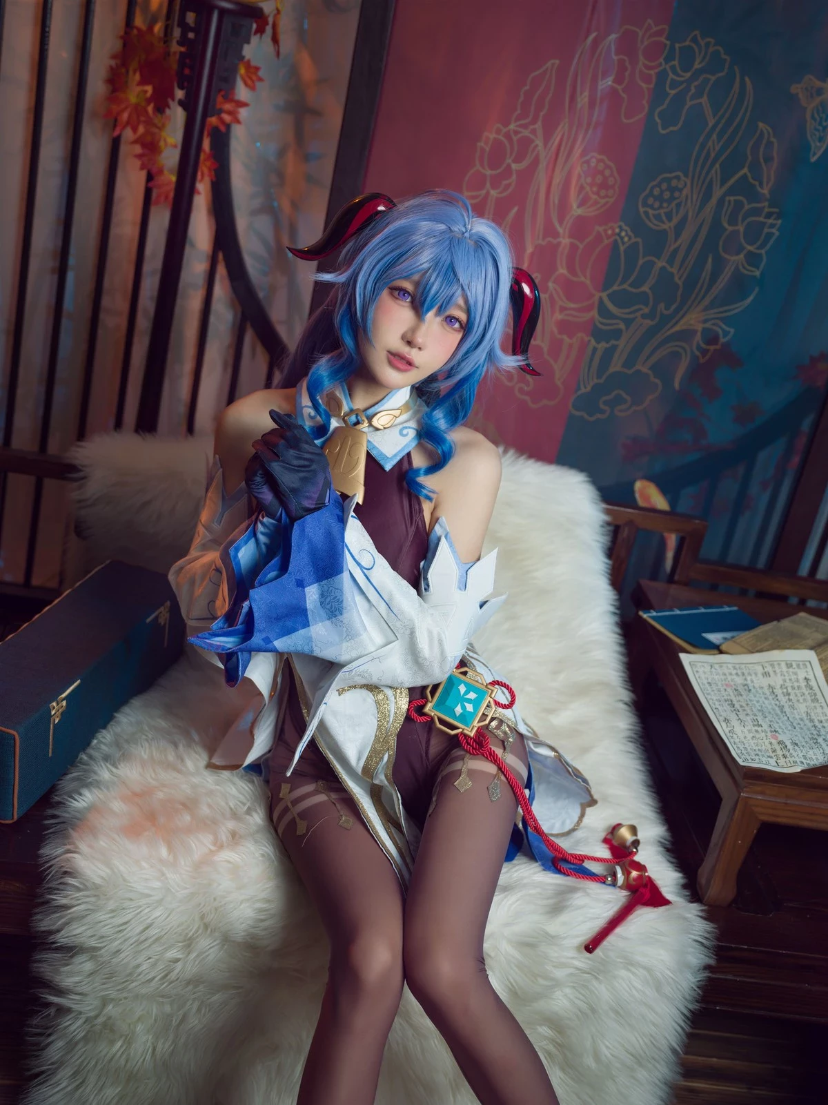 阿包也是兔娘 Cosplay 艦長 原神甘雨