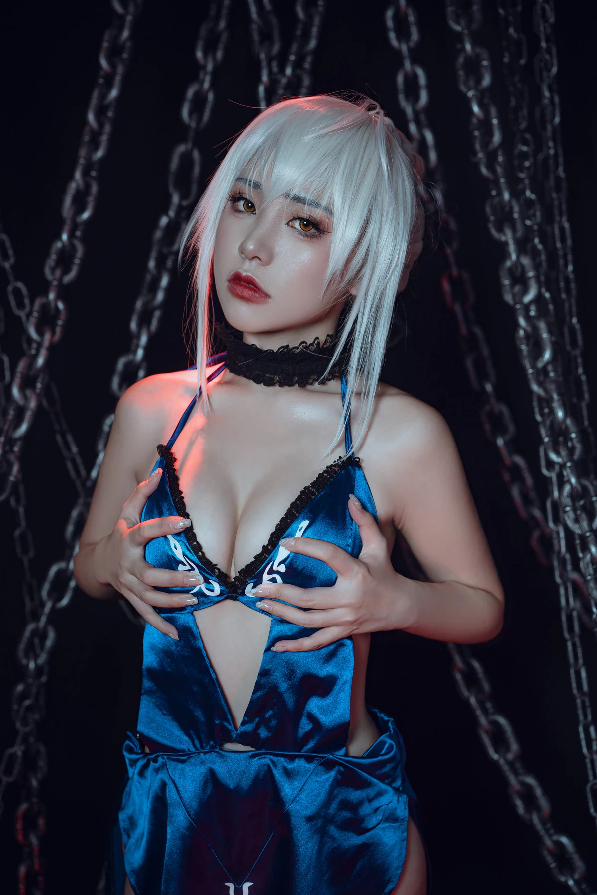 爆機少女喵小吉 Cosplay 黑呆 Saber Alter