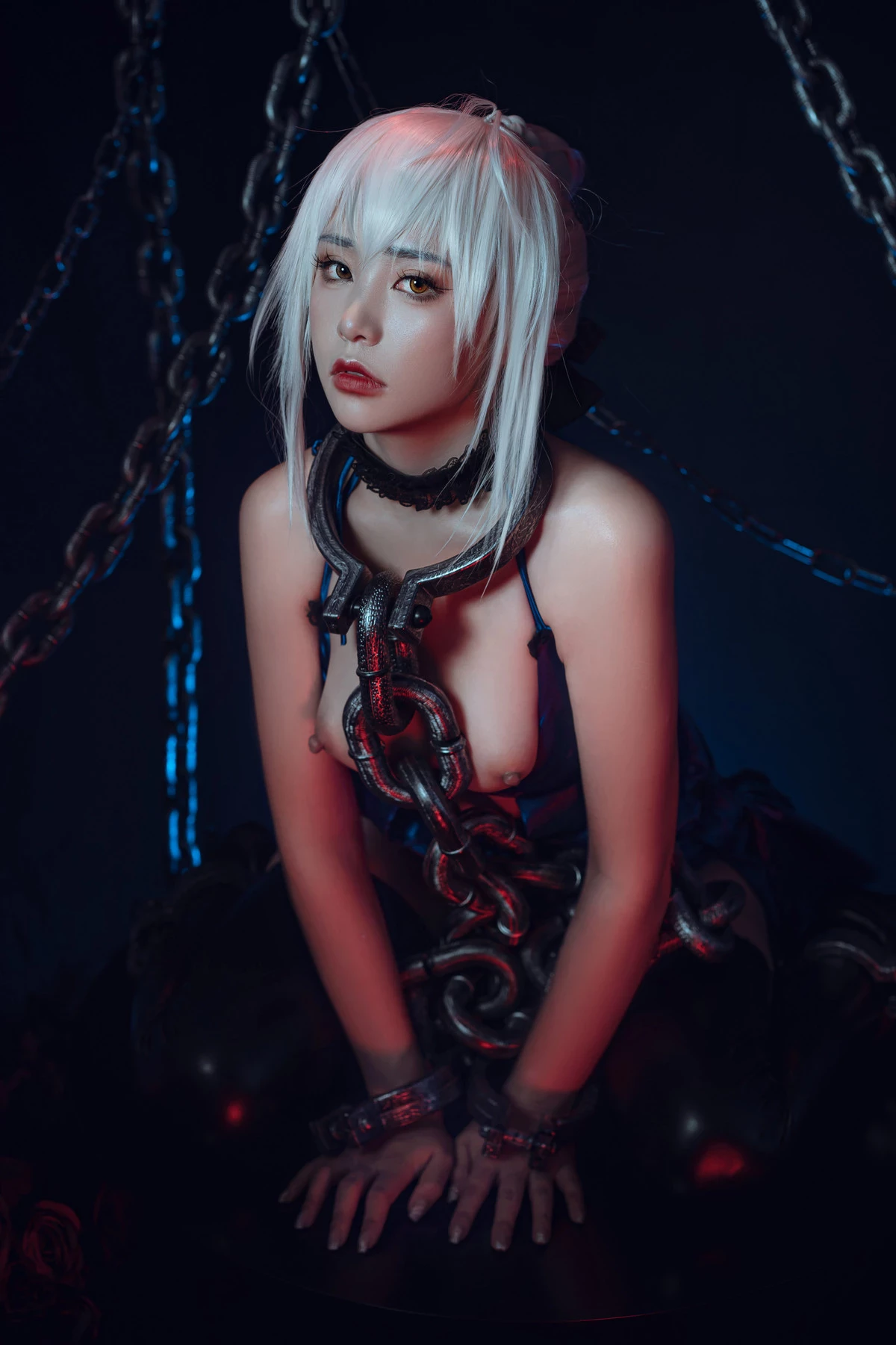 爆機少女喵小吉 Cosplay 黑呆 Saber Alter