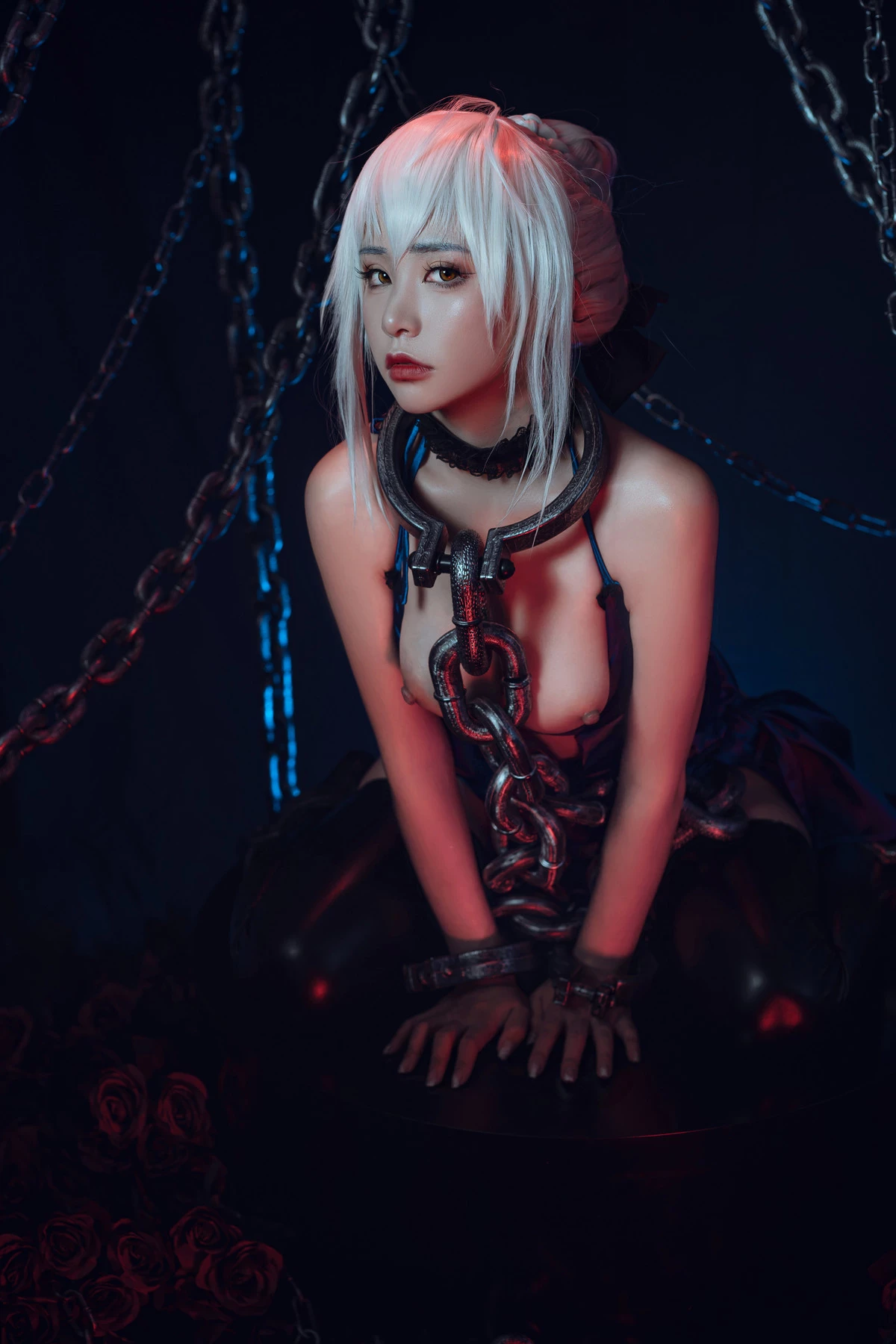 爆機少女喵小吉 Cosplay 黑呆 Saber Alter