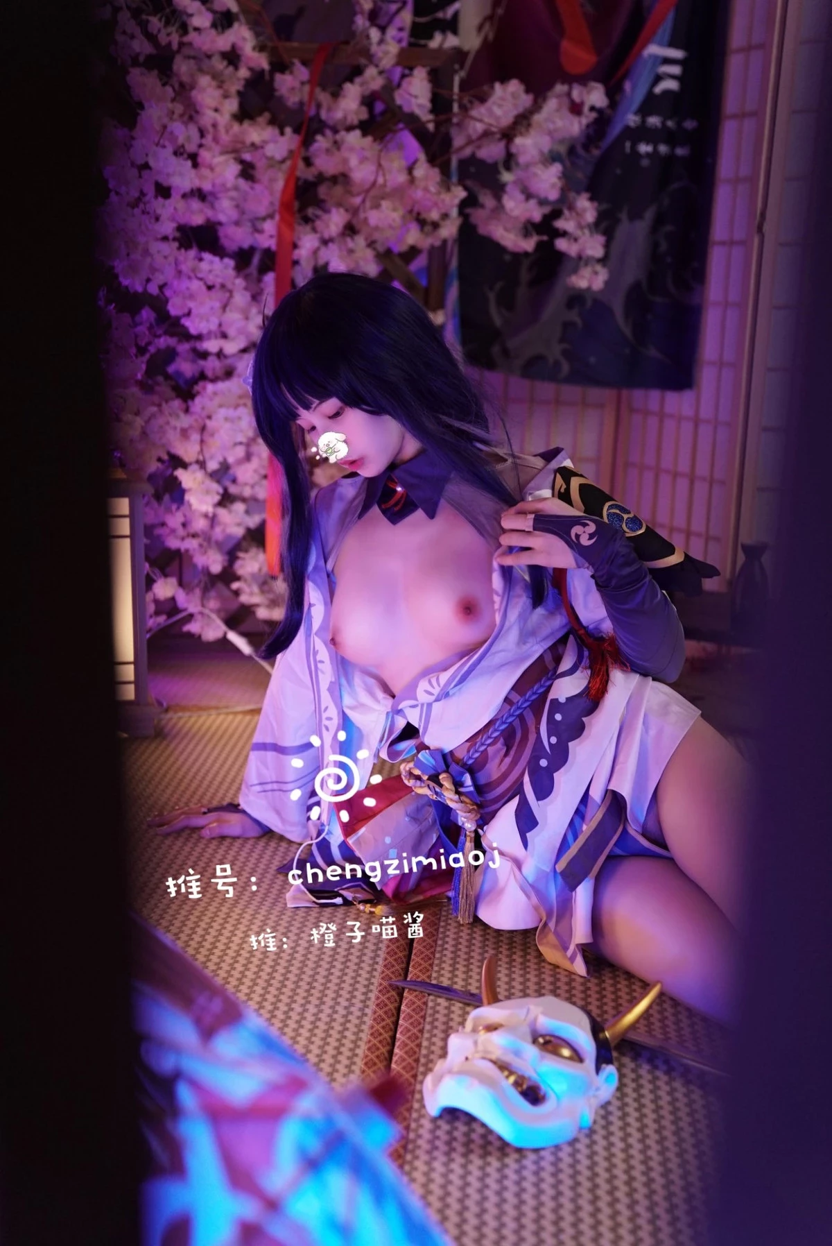 橙子喵醬 Cosplay 雷神