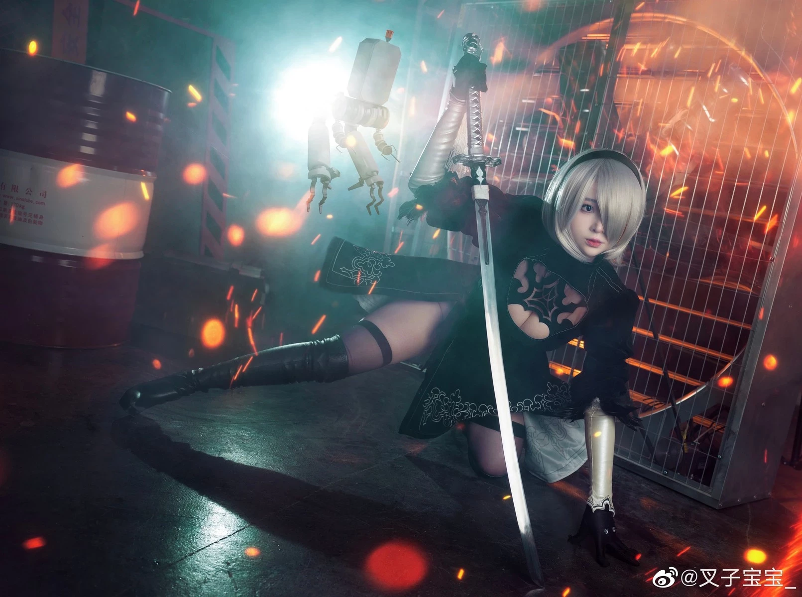 叉子寶寶 Cosplay 2B 尼爾機械紀元