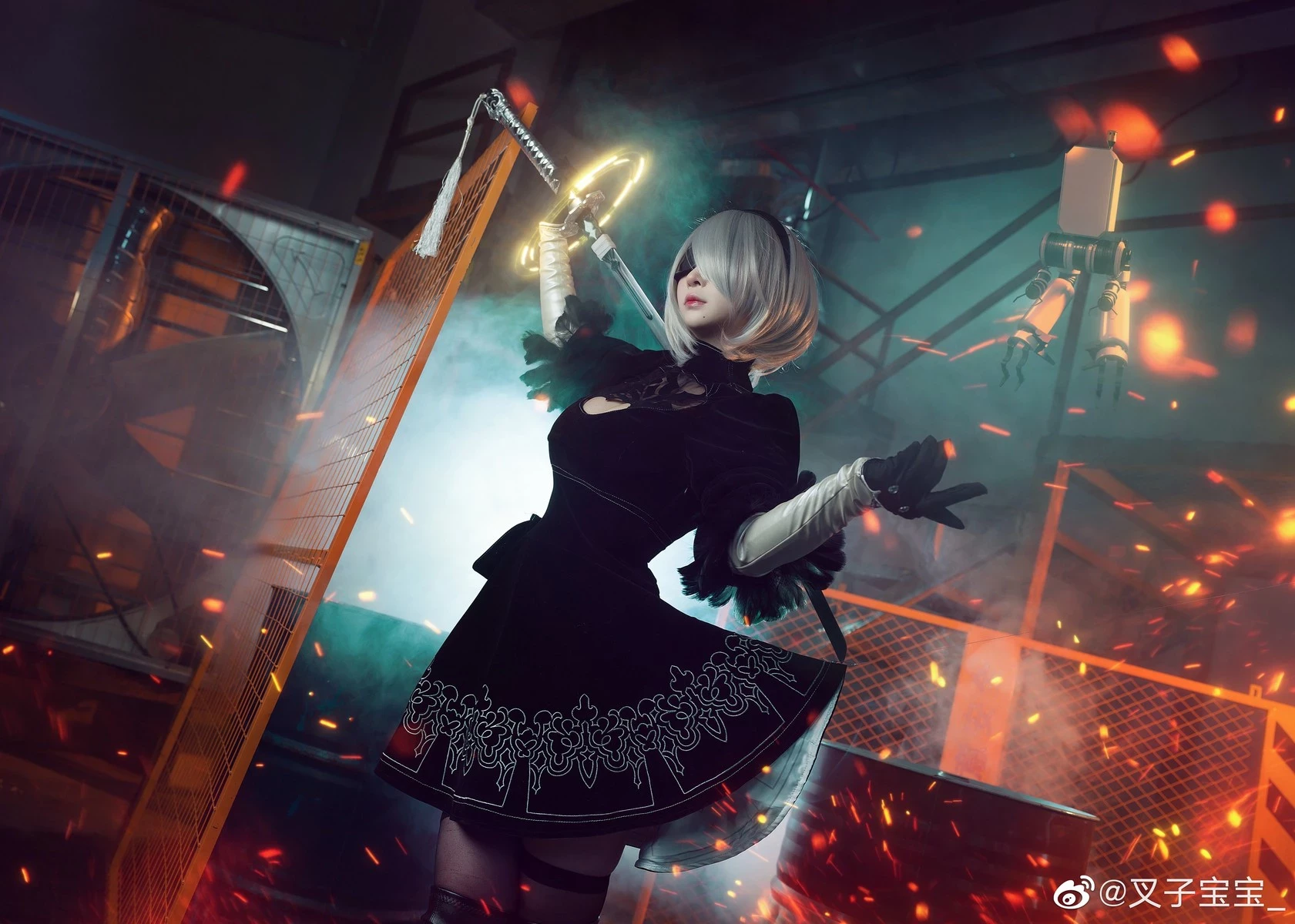 叉子寶寶 Cosplay 2B 尼爾機械紀元