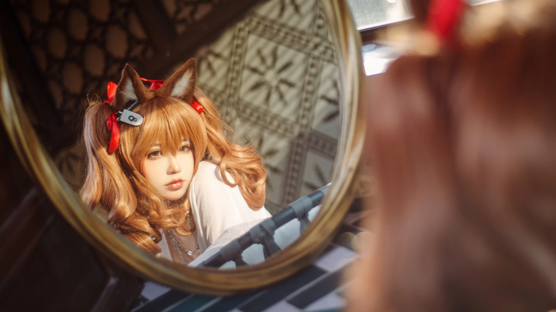 工藤新伍 Cosplay 明日方舟 安潔莉娜 夏卉泳裝