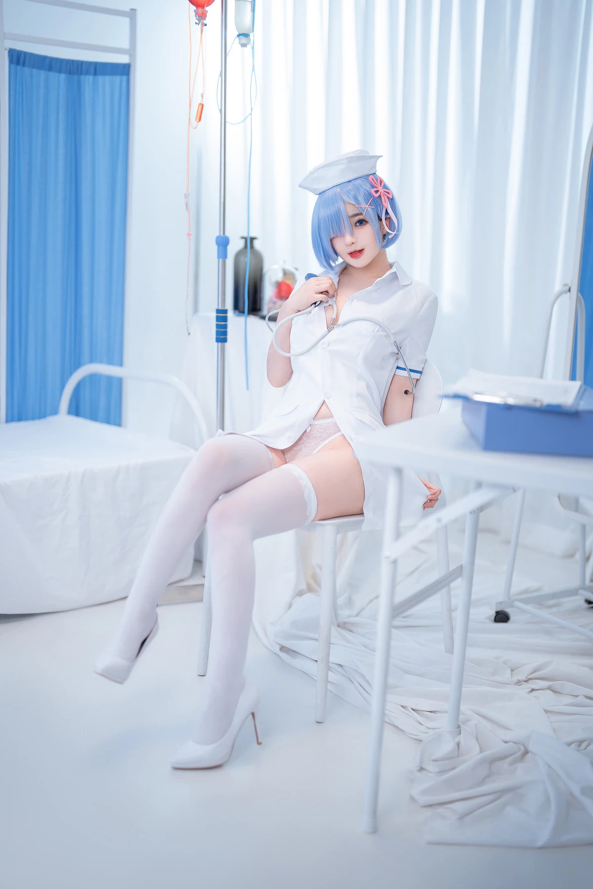 桜井寧寧 Cosplay 雷姆護士 Nurse Rem