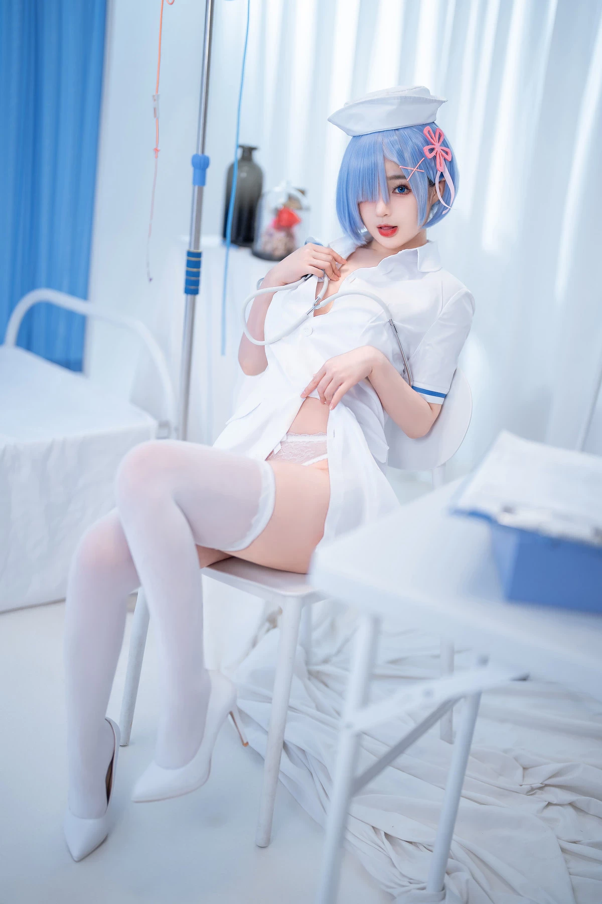 桜井寧寧 Cosplay 雷姆護士 Nurse Rem