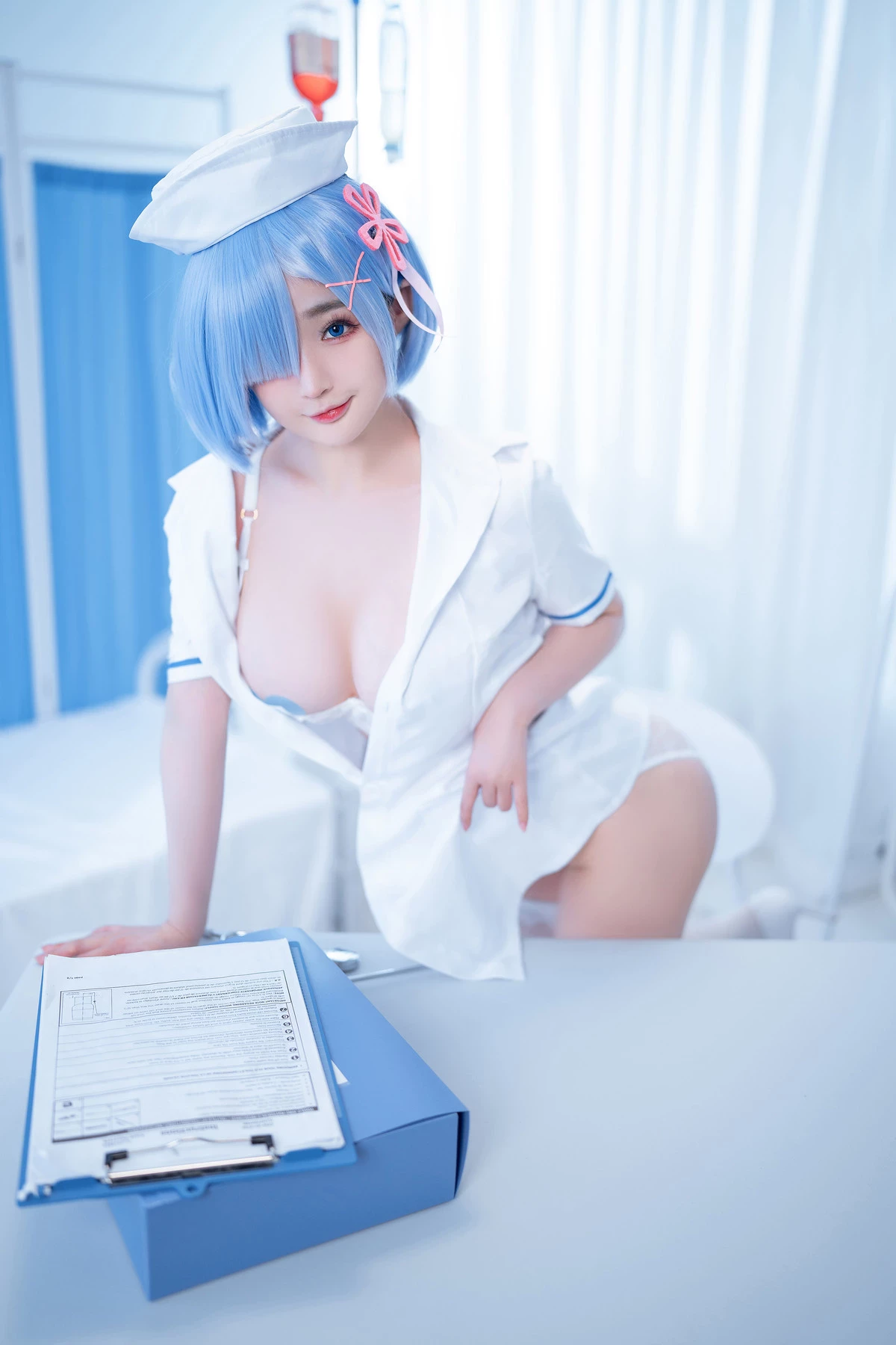 桜井寧寧 Cosplay 雷姆護士 Nurse Rem