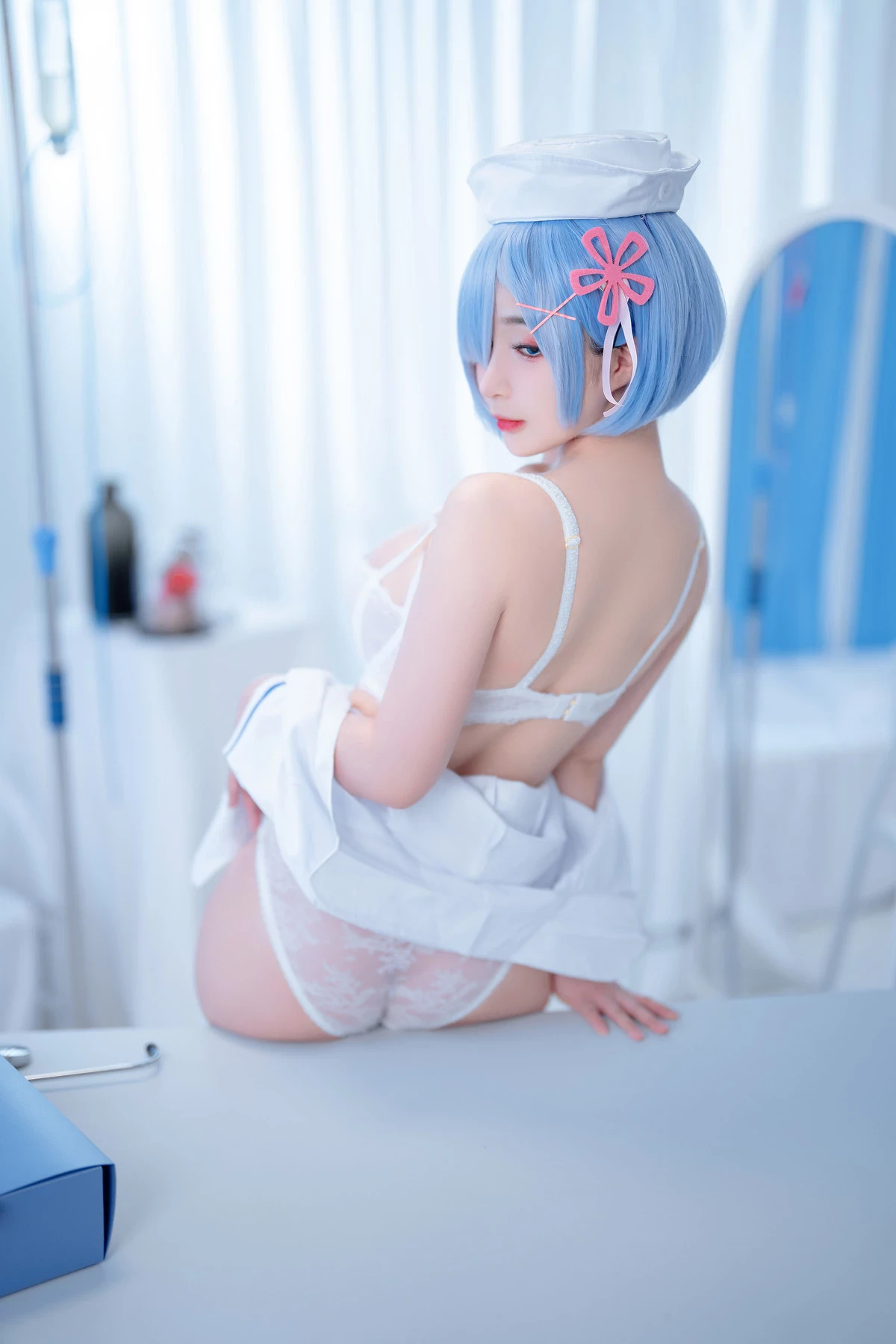 桜井寧寧 Cosplay 雷姆護士 Nurse Rem