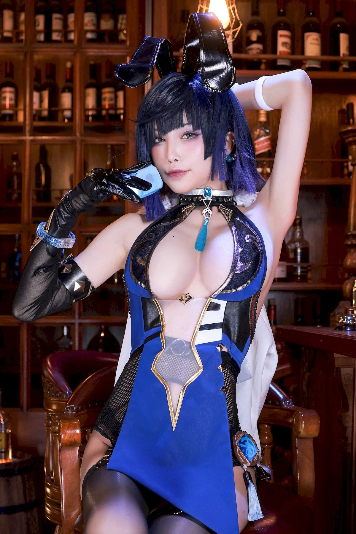 水淼aqua Cosplay 夜蘭 Yelan Vol.02