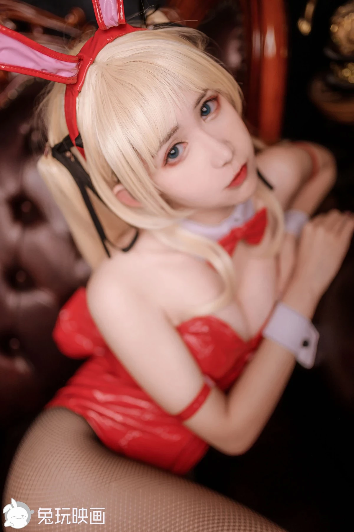 兔玩映畫 Cosplay 兔女郎 紅黑