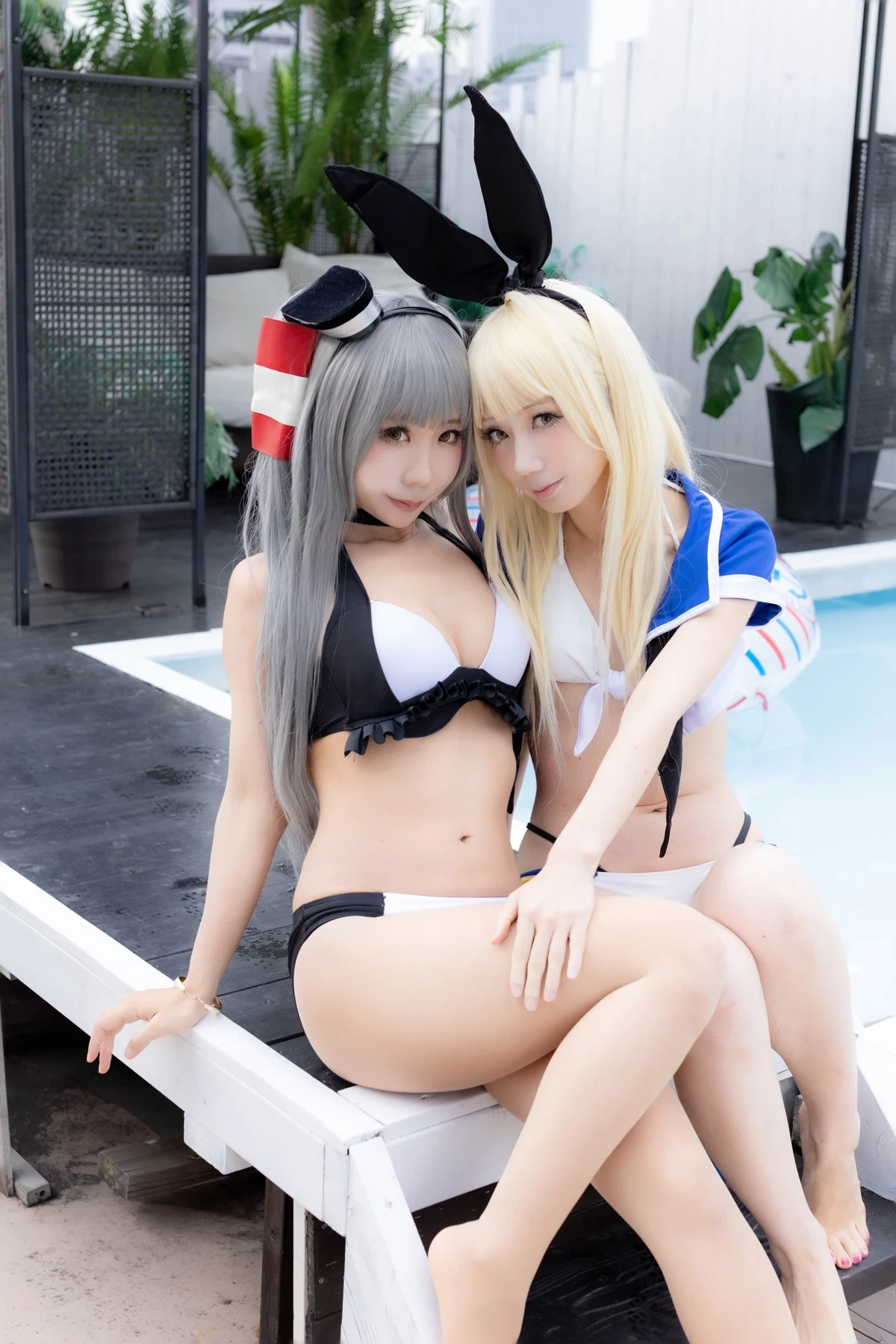 [Air Comiket 2] Shimakaze & Amatsukaze Swimsuit - Zekazeka 2