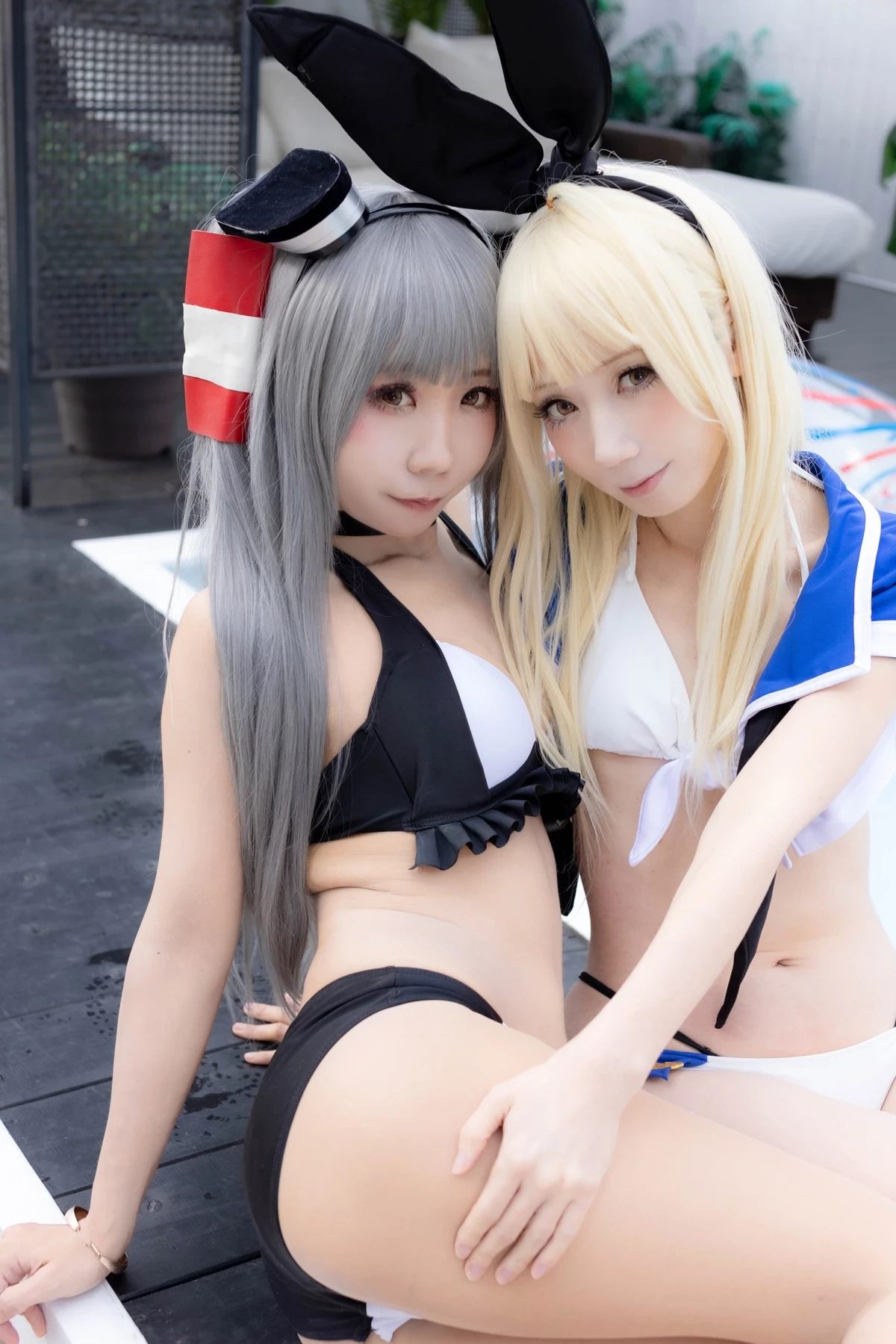 [Air Comiket 2] Shimakaze & Amatsukaze Swimsuit - Zekazeka 2