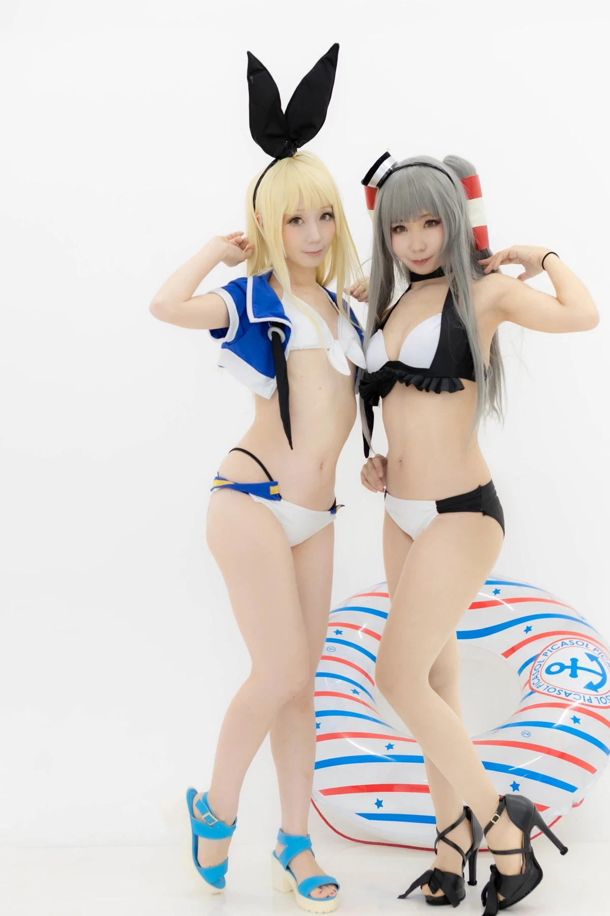 [Air Comiket 2] Shimakaze & Amatsukaze Swimsuit - Zekazeka 2