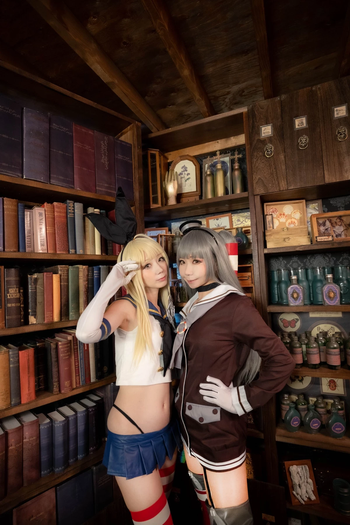 [Air Comiket 2] Shimakaze & Amatsukaze Swimsuit - Zekazeka 2