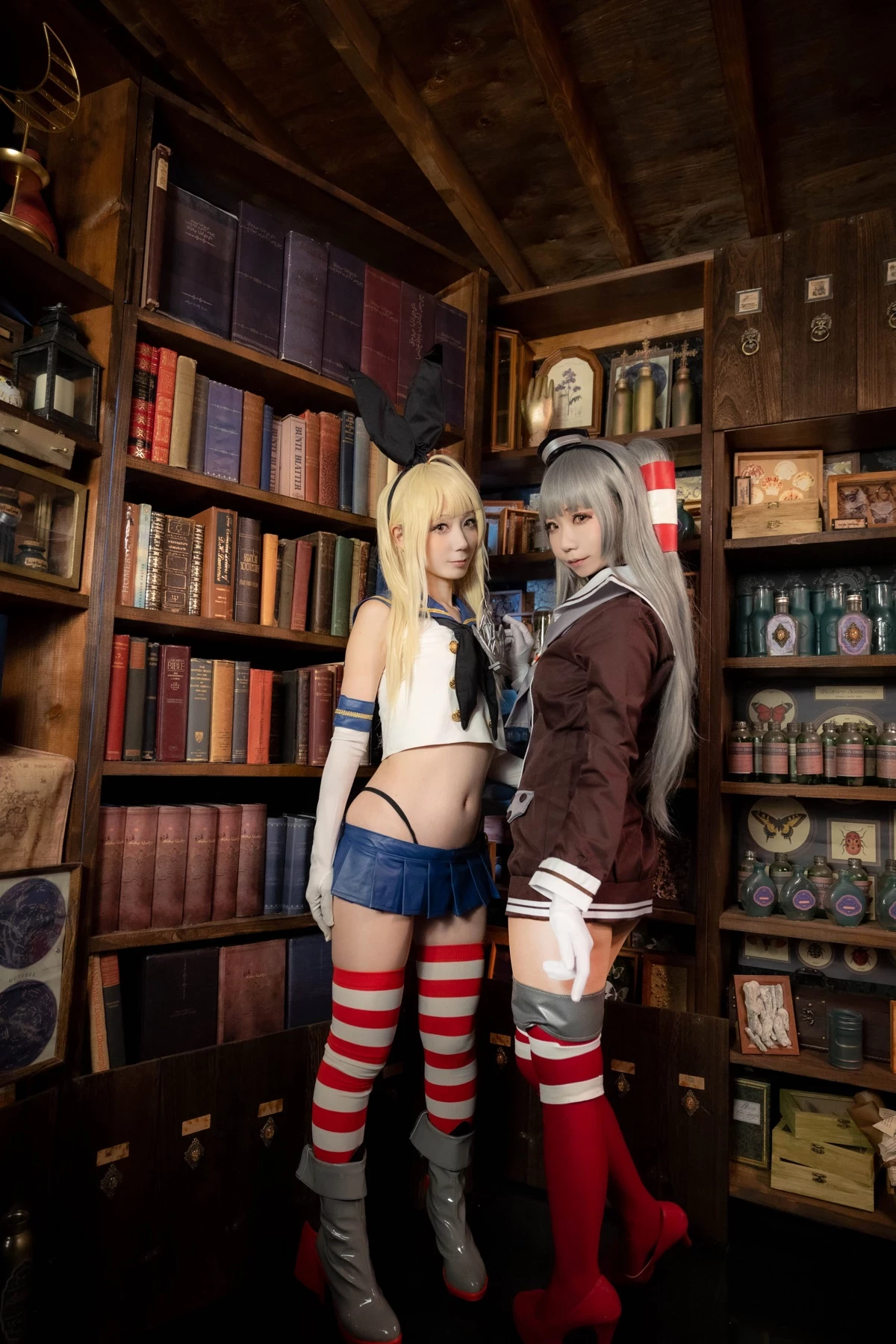 [Air Comiket 2] Shimakaze & Amatsukaze Swimsuit - Zekazeka 2