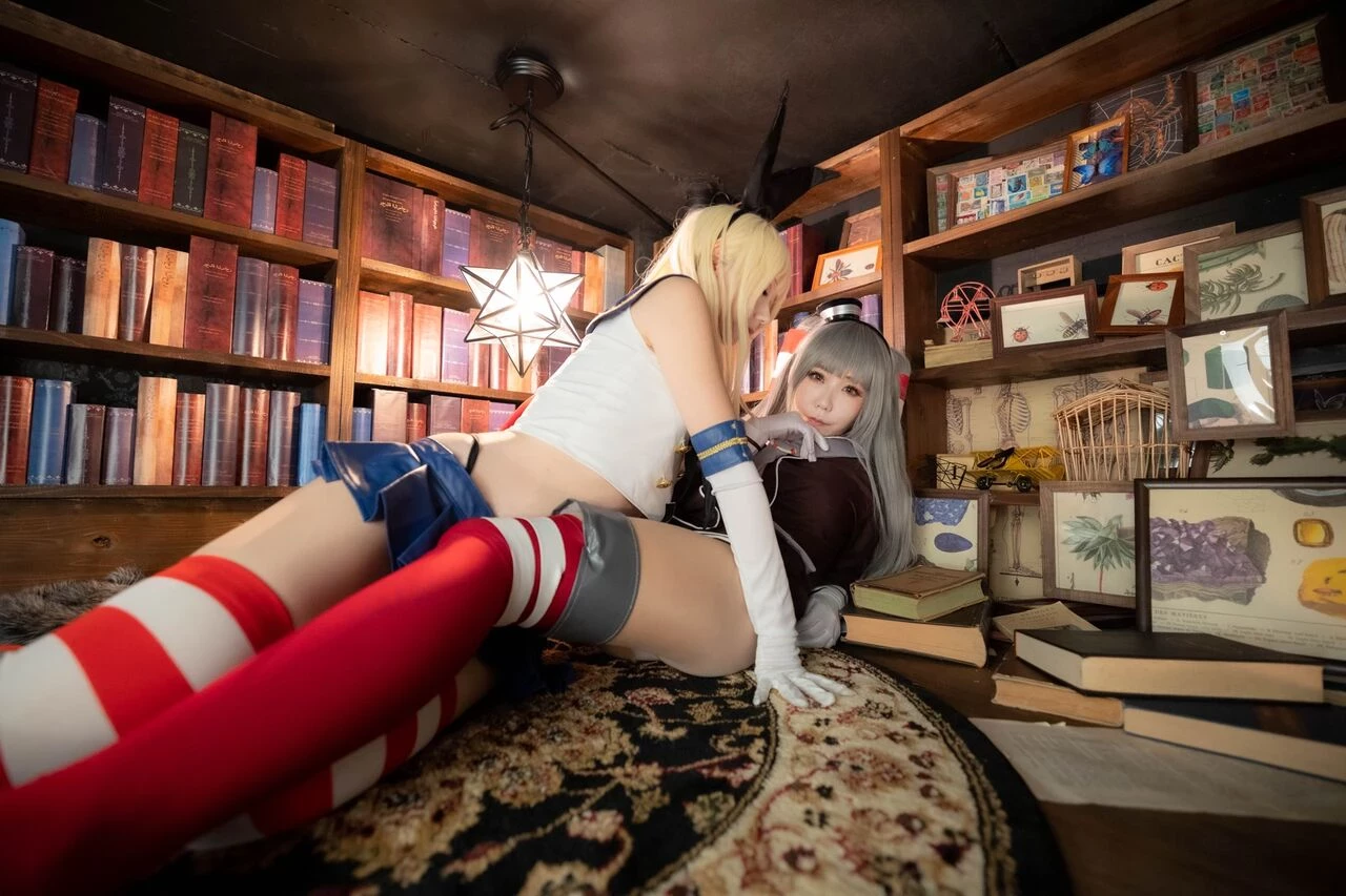 [Air Comiket 2] Shimakaze & Amatsukaze Swimsuit - Zekazeka 2