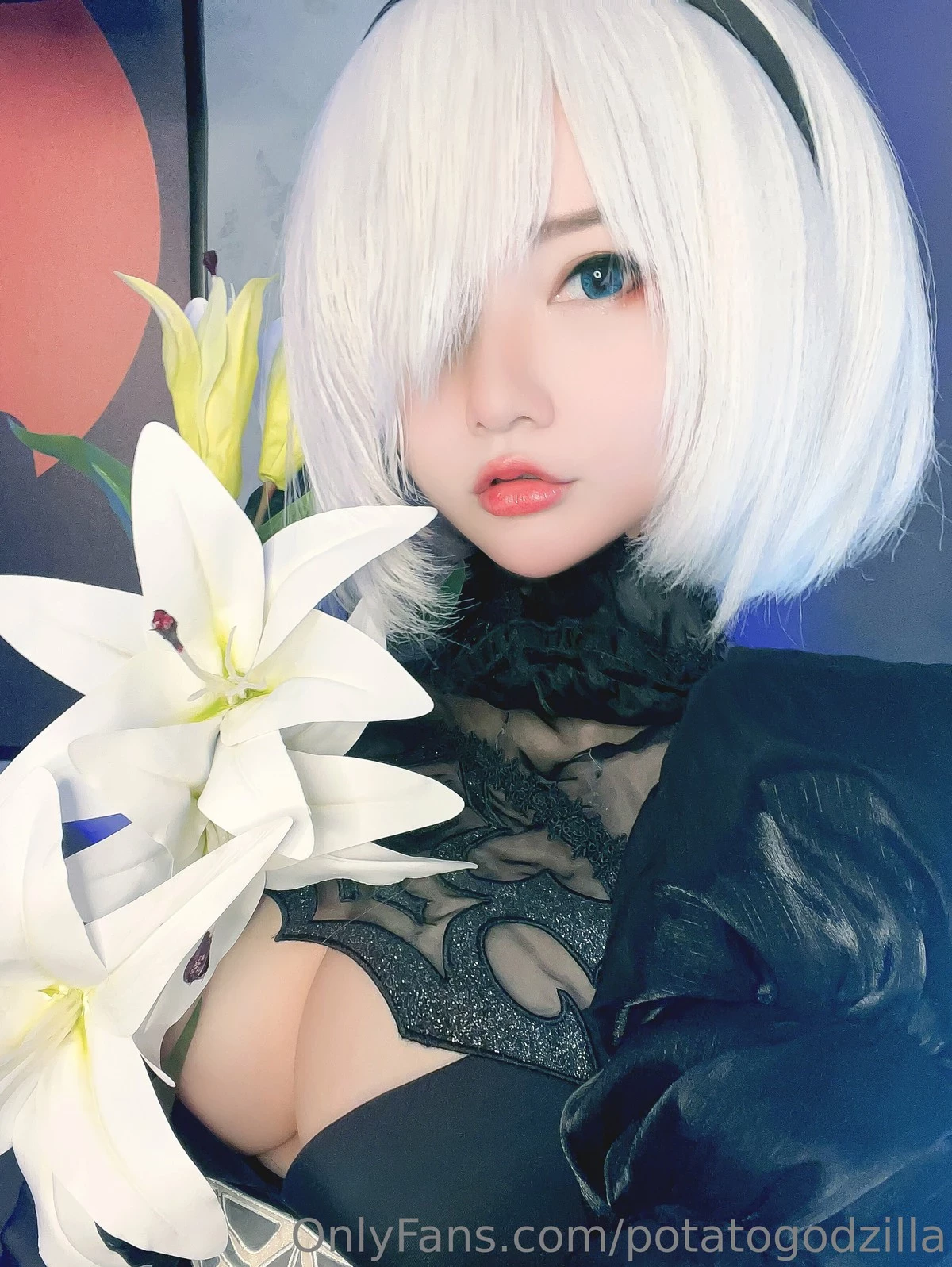 Cosplay Potato Godzilla 2B Bride