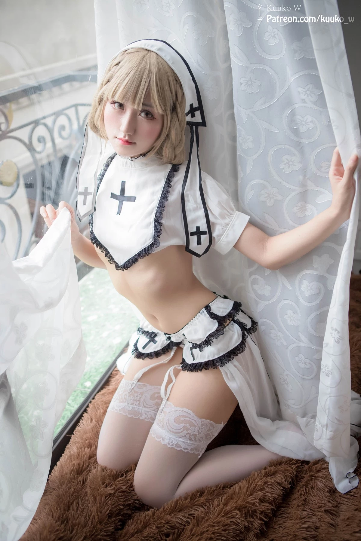 Cosplay KuukoW クー子 White Angel