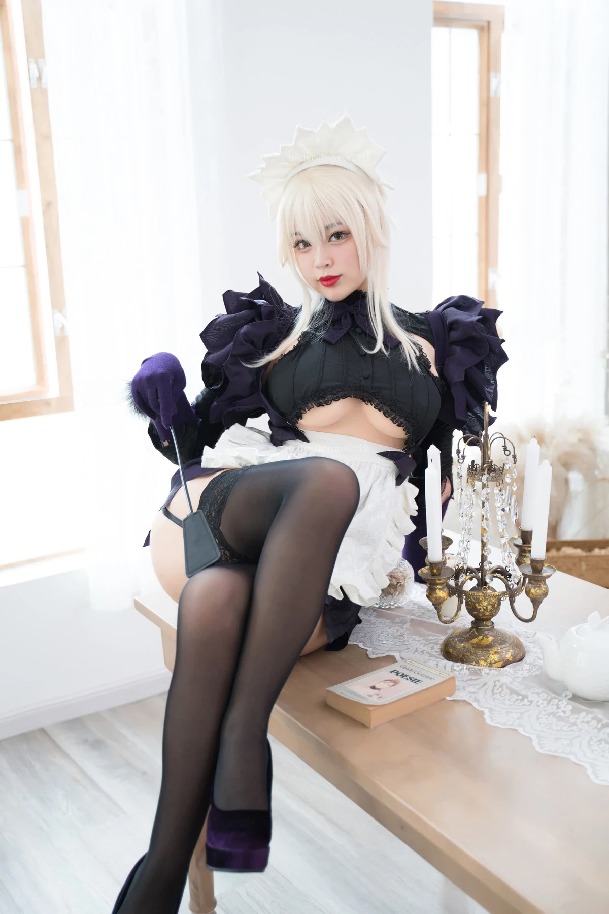 Cosplay 白燁 黑槍呆女僕