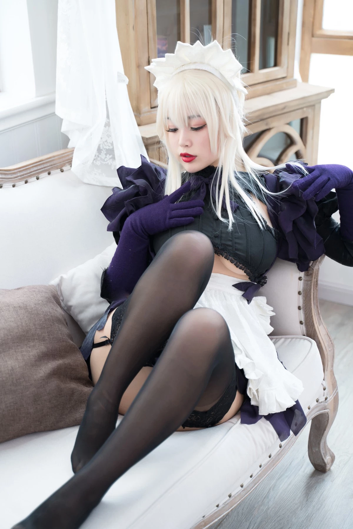 Cosplay 白燁 黑槍呆女僕