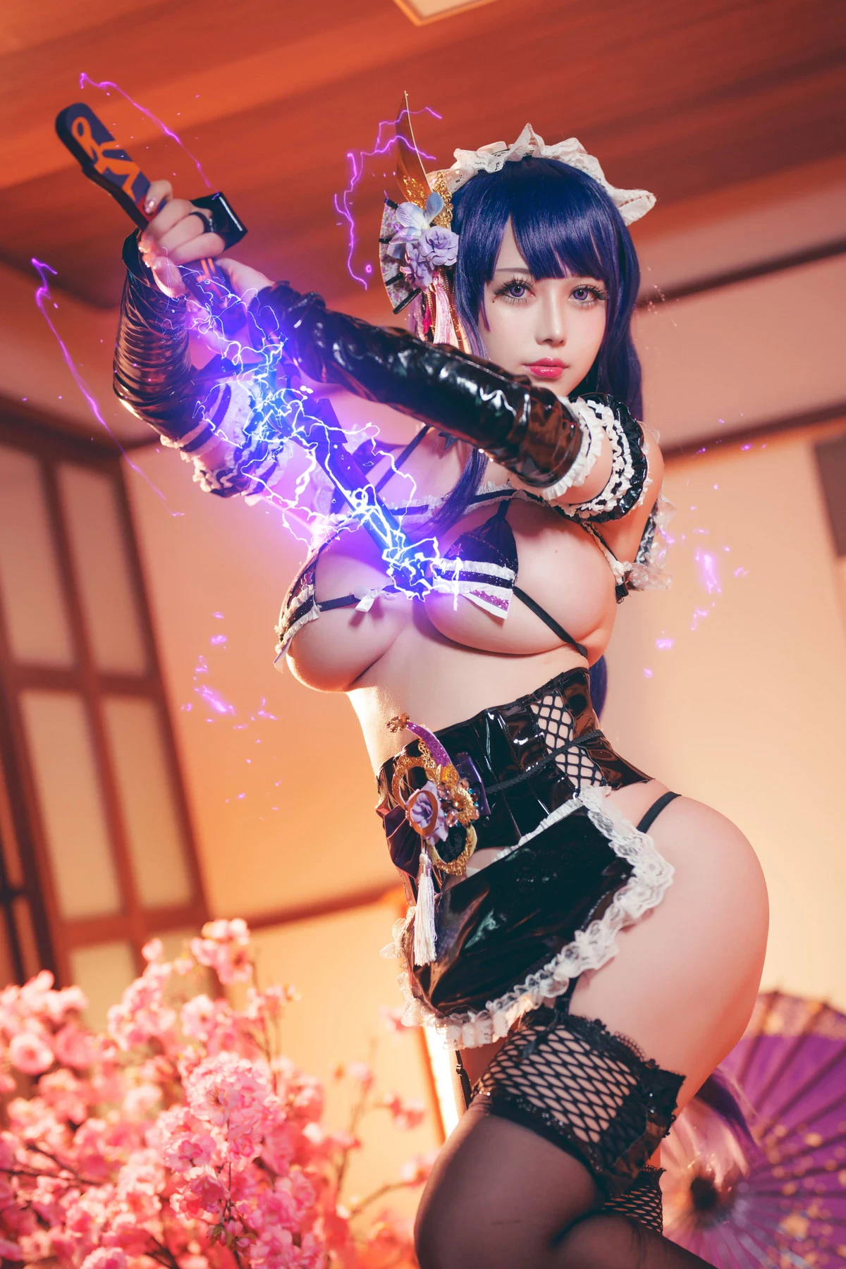 Cosplay 沖田凜花Rinka 雷電將軍