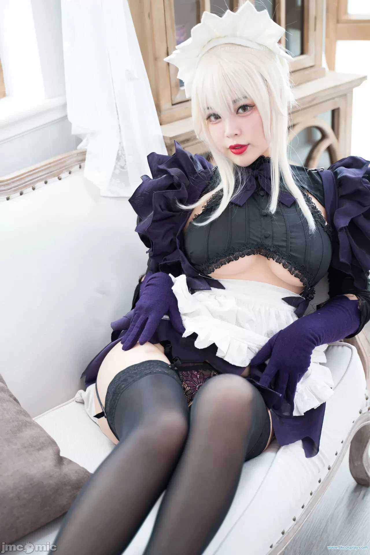 [白燁] 黑槍呆女僕 FGO Alter Saber Maid [50P]