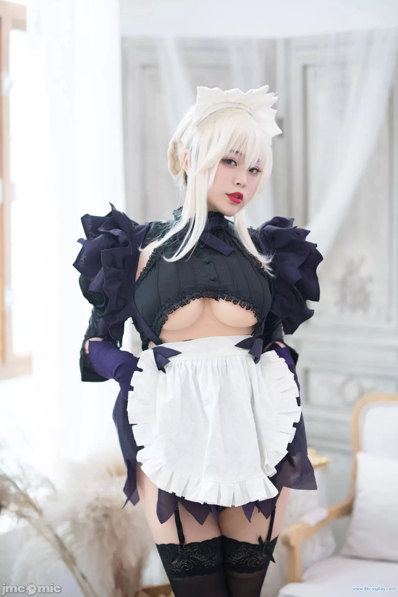 [白燁] 黑槍呆女僕 FGO Alter Saber Maid [50P]