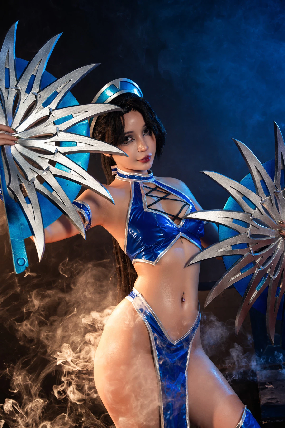 Cosplay Umeko.J Kitana Mortal Kombat Set.01