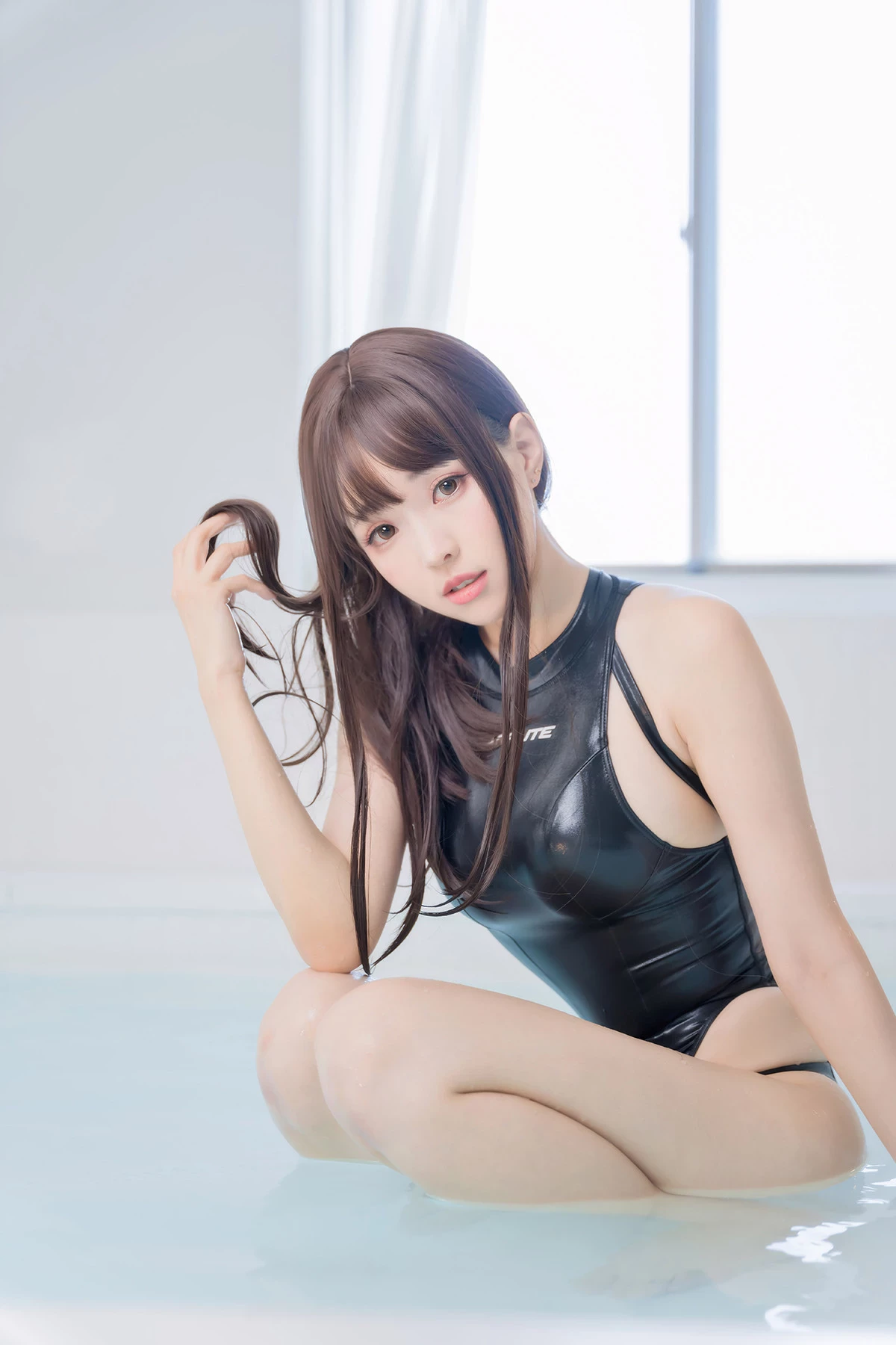 Cosplay ElyEE子 Racing Swimsuit 競泳水手服 Set.01