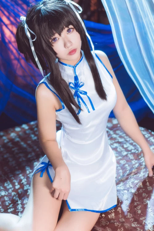 Cosplay 麵餅仙兒 雷姆旗袍